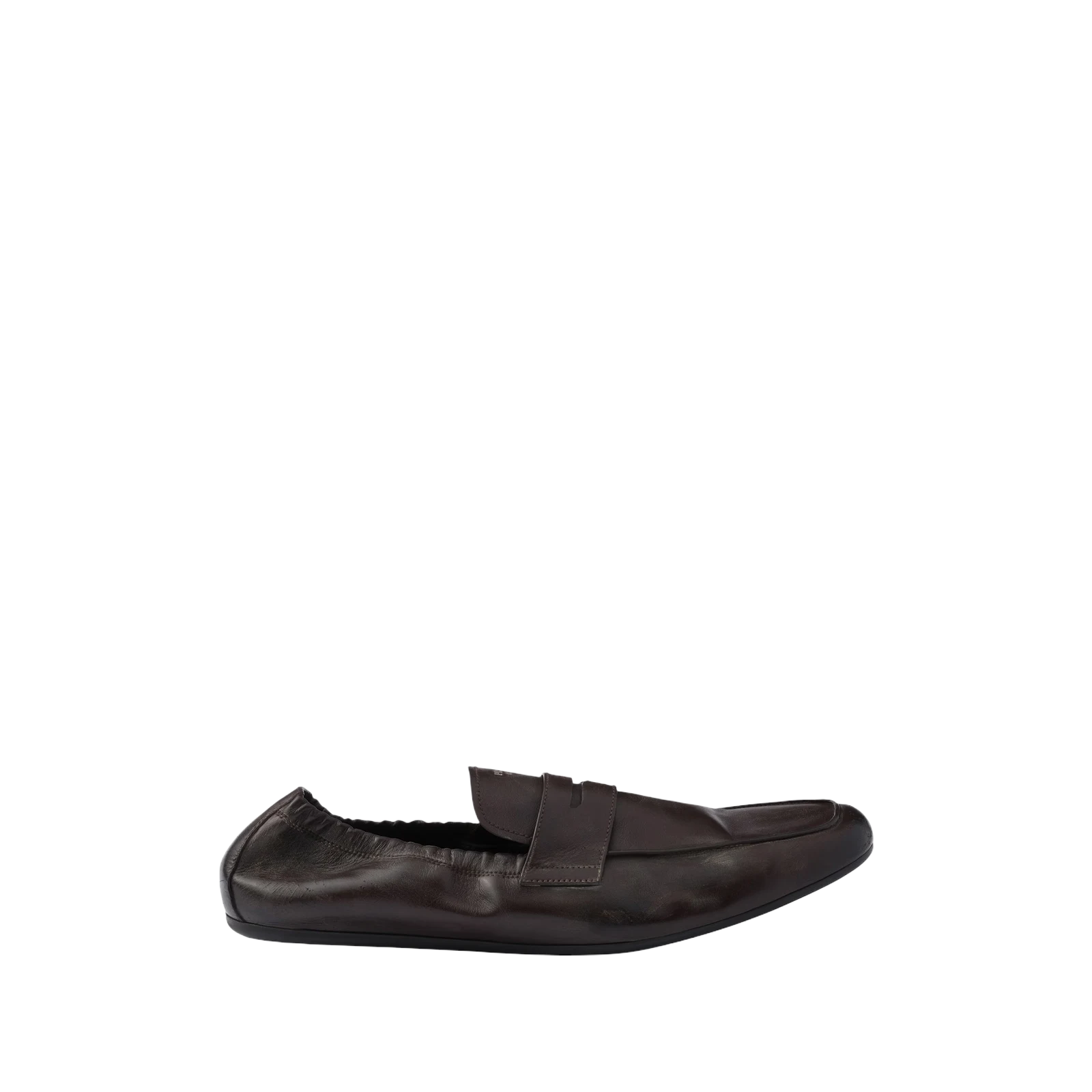 SHUFFLE ANTIQUED LEATHER LOAFERS