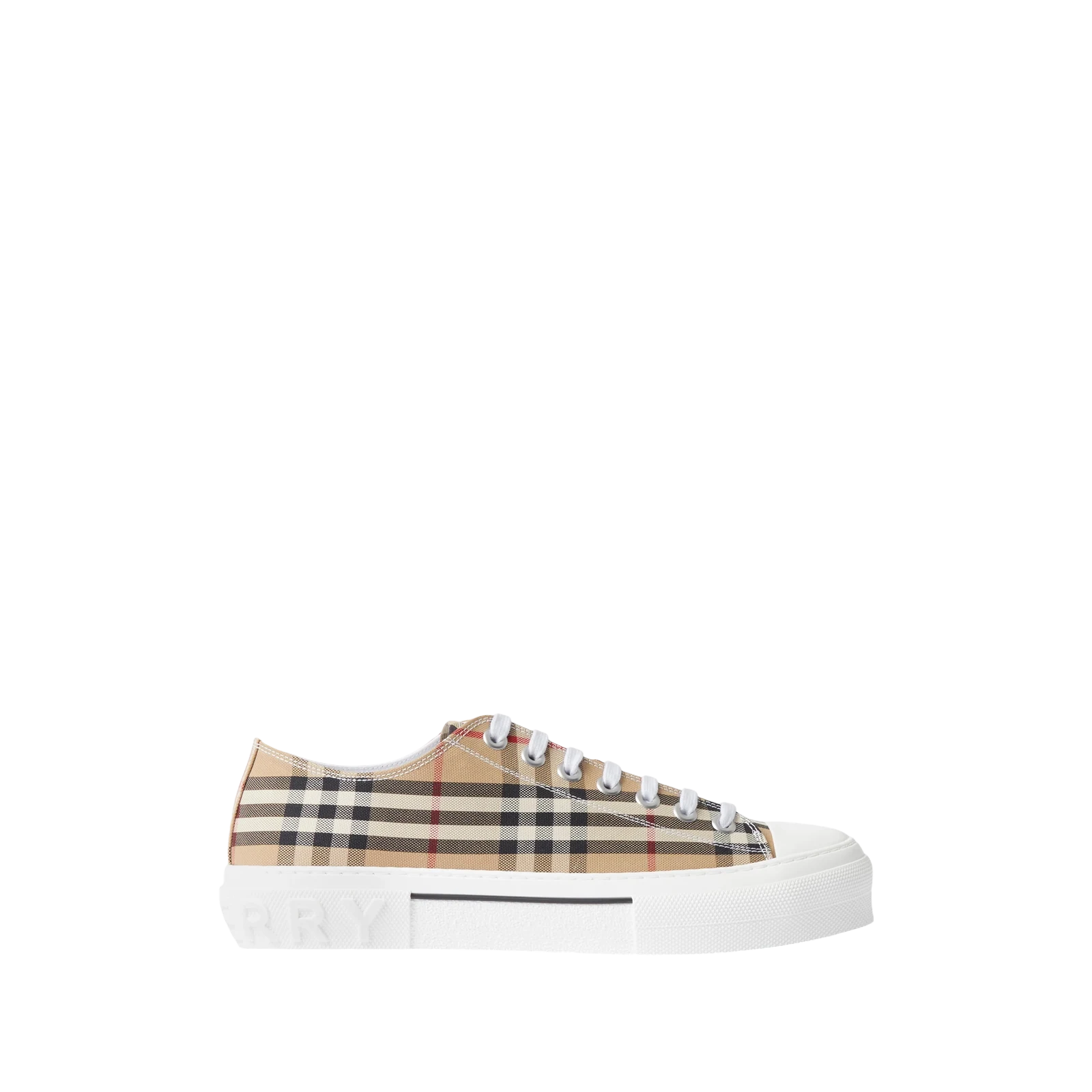 SNEAKERS EN COTON CHECK