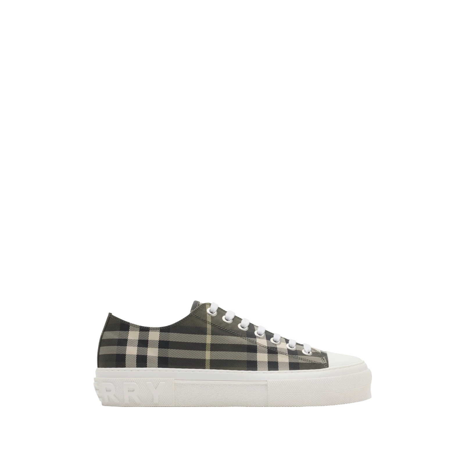 SNEAKERS EN NYLON MÉLANGÉ CHECK