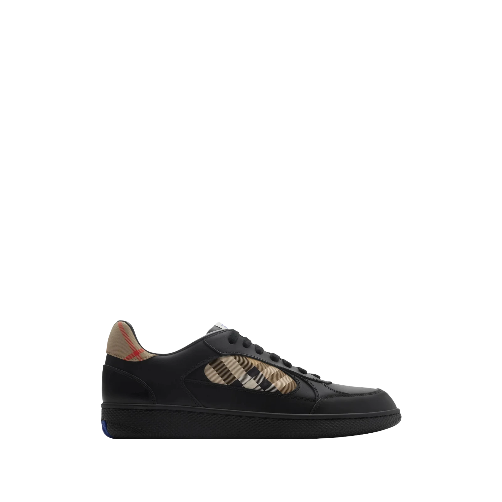 SNEAKERS TERRACE EN CUIR CHECK