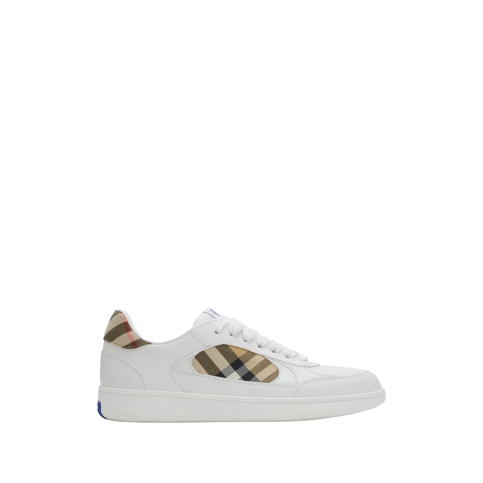 SNEAKERS TERRACE EN CUIR CHECK