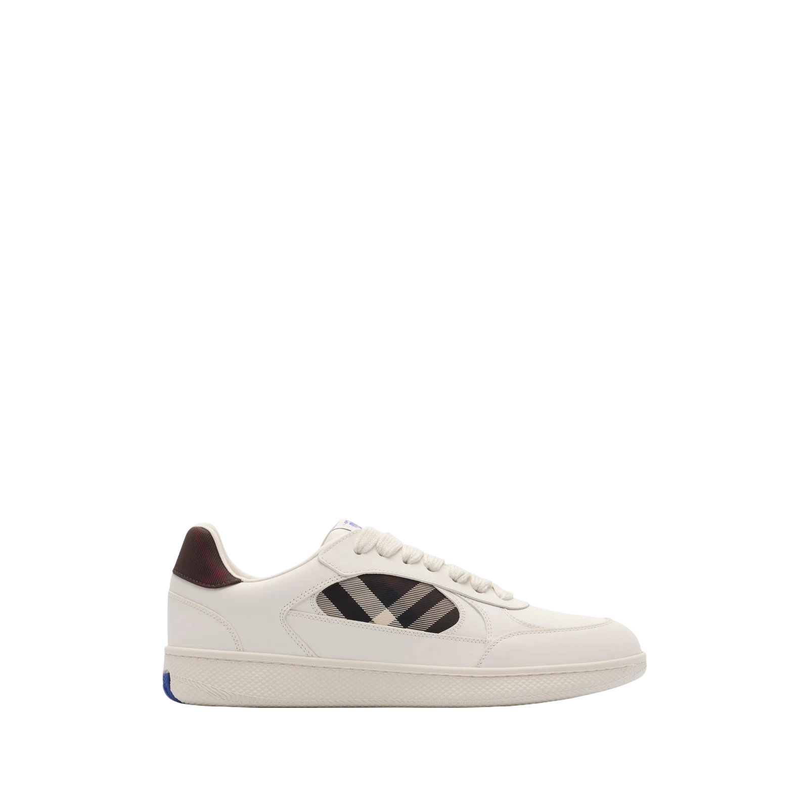 SNEAKERS TERRACE EN CUIR CHECK