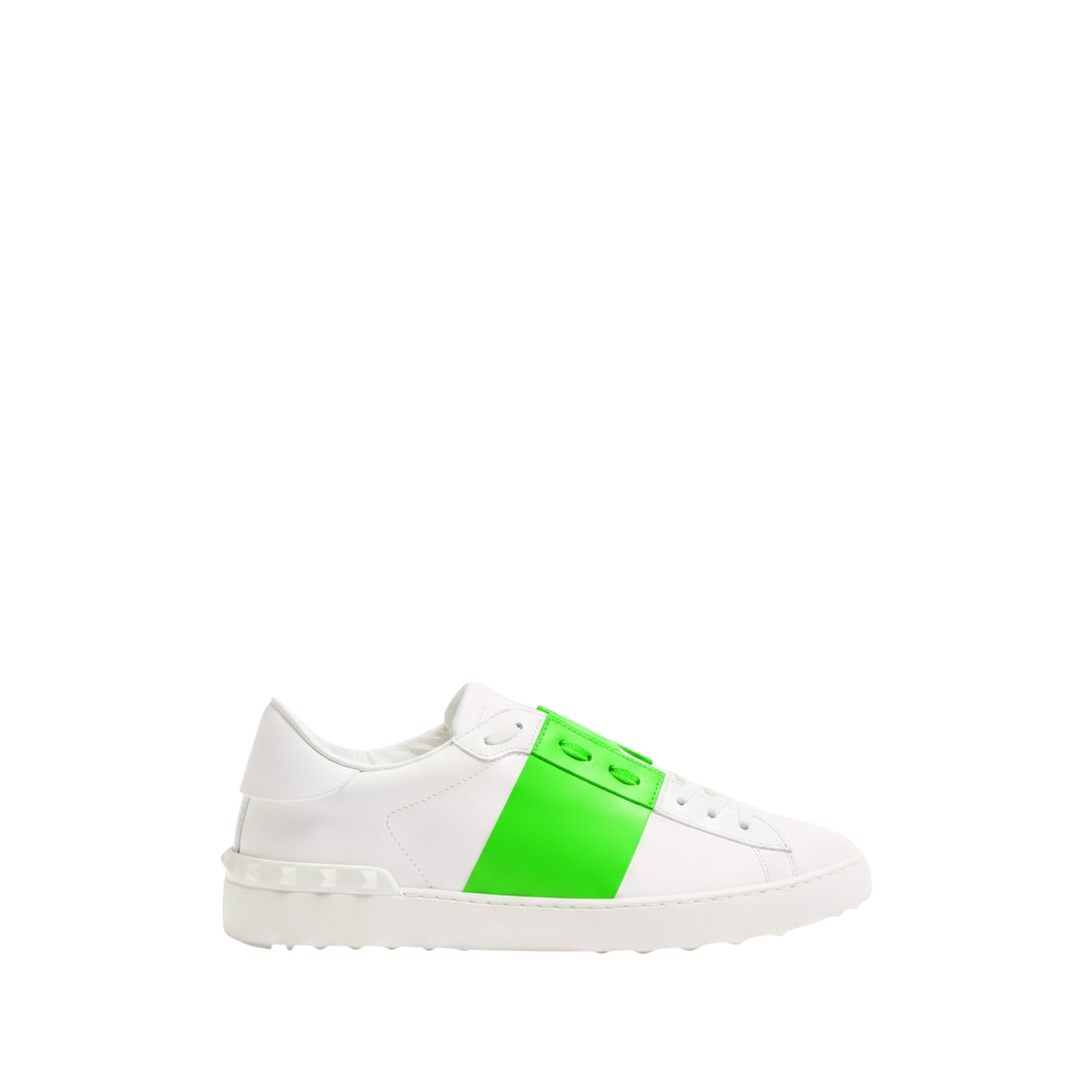 SNEAKERS OPEN « WHITE ACID GREEN »