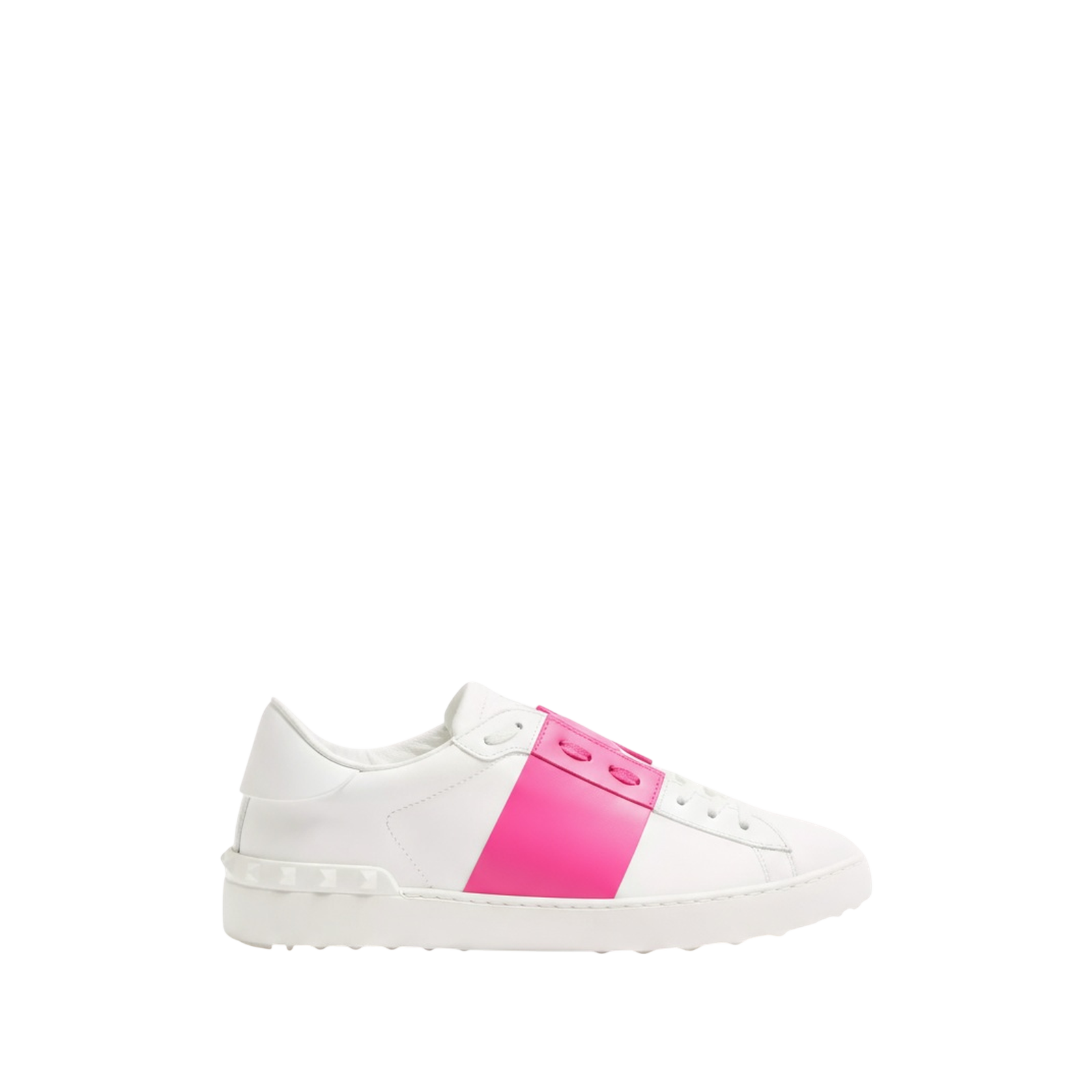 SNEAKERS OPEN « WHITE FUCHSIA PINK »