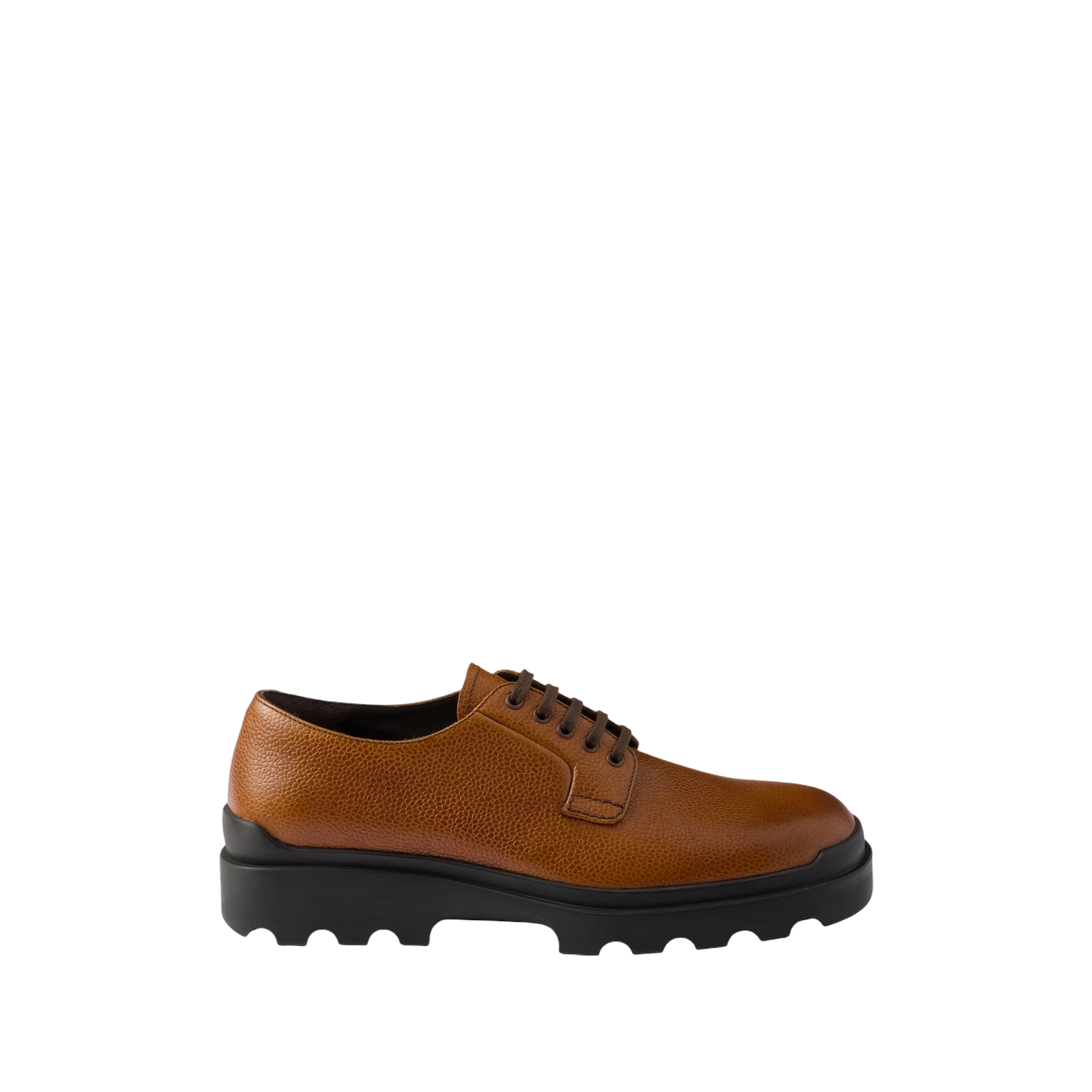 STAMPED LEATHER DERBY