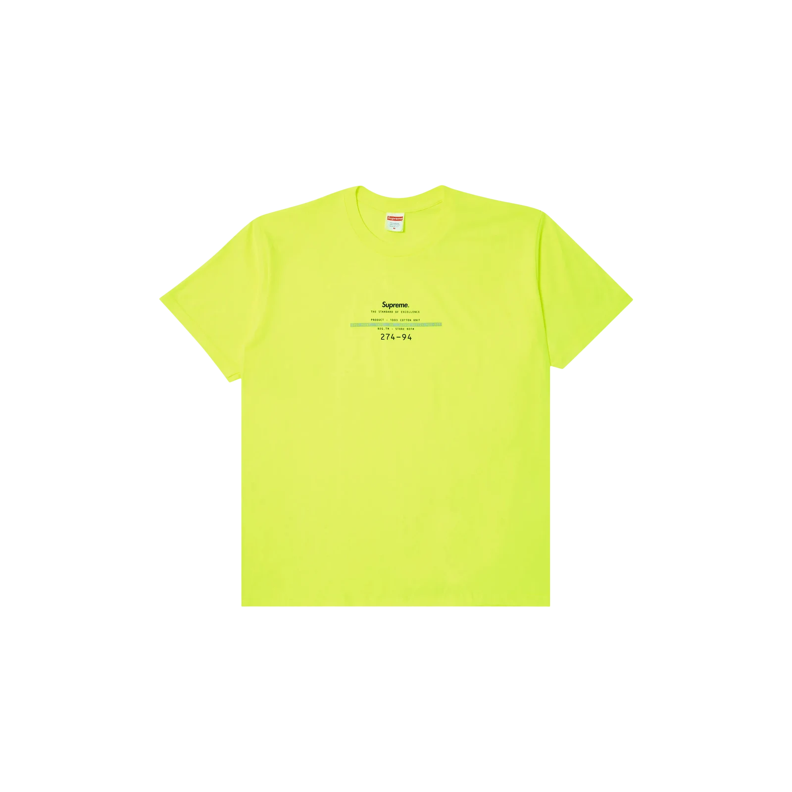 STANDARD TEE « FLUORESCENT YELLOW »
