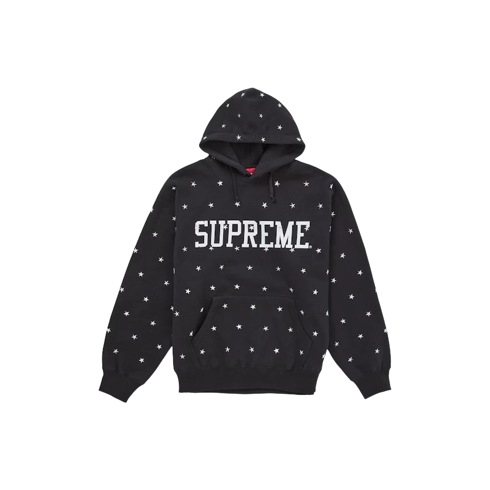 STARS STUDDED HOODED « BLACK »