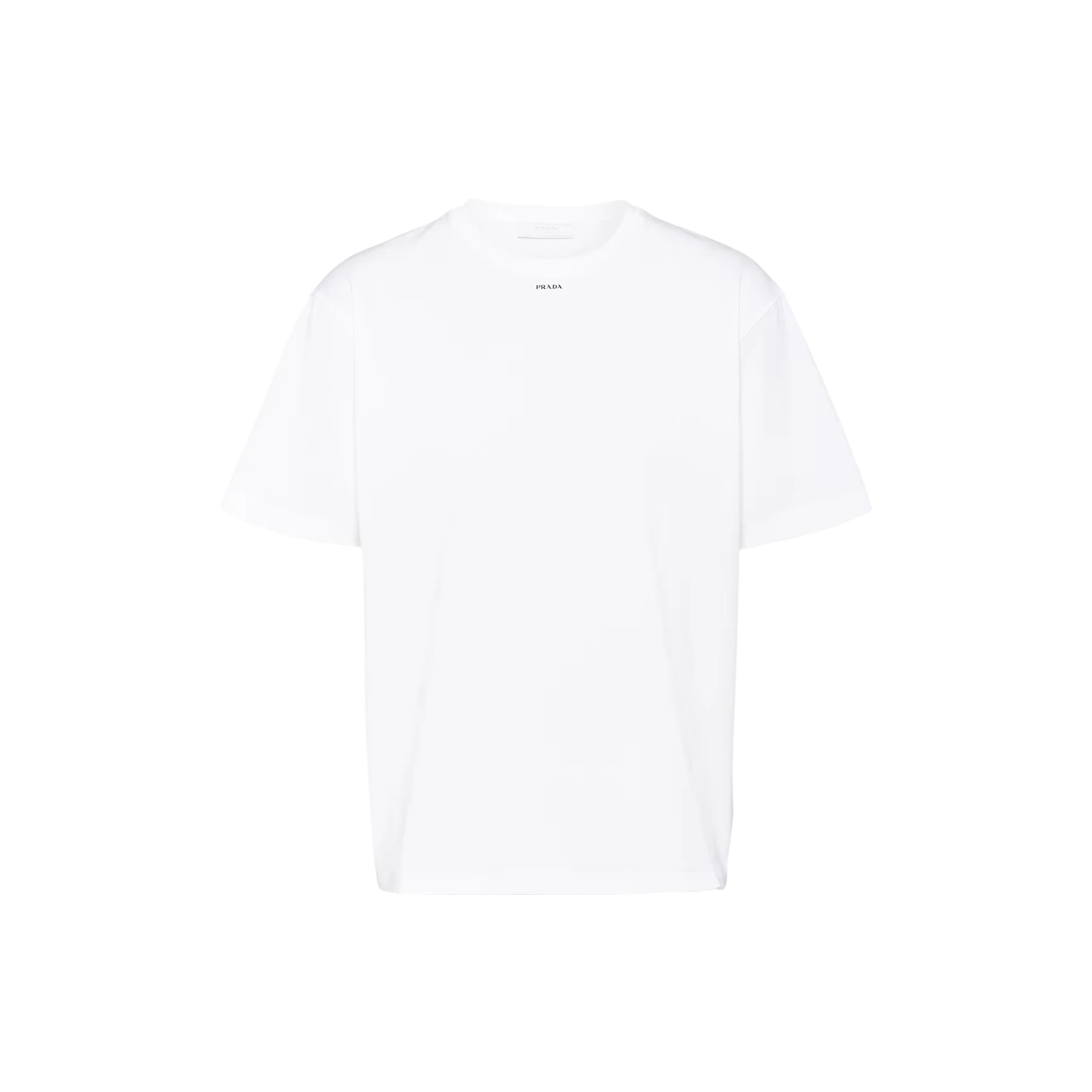 STRETCH COTTON T-SHIRT WITH LOGO