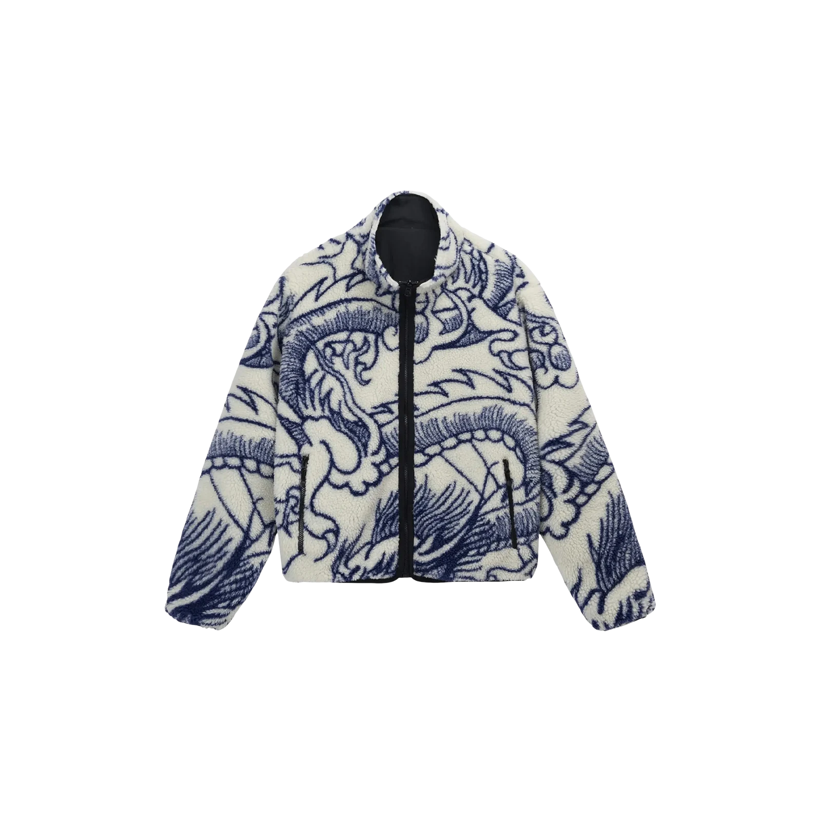 STUSSY DRAGON SHERPA JACKET « NATURAL »