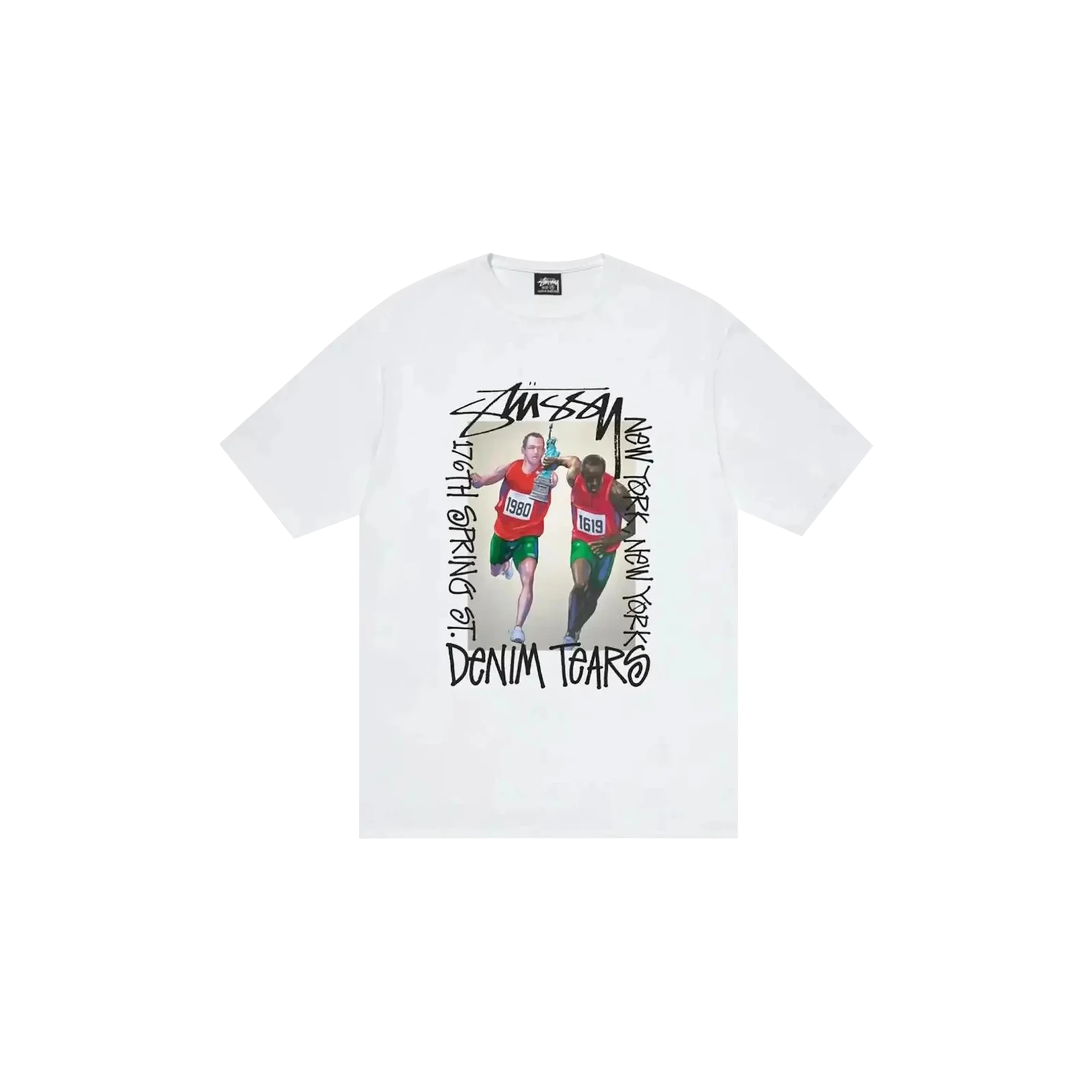 STUSSY X RELAY TEE « WHITE »
