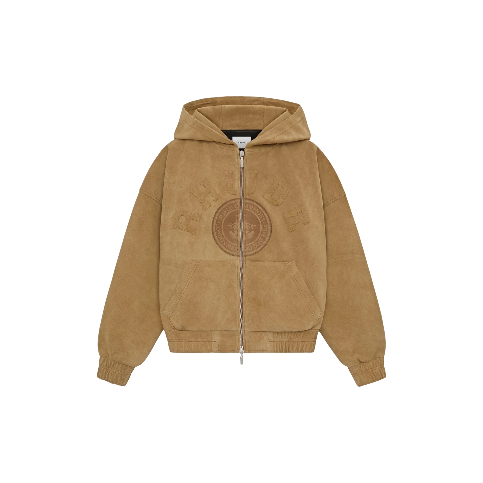 SUEDE RHUDE CREST HOODIE