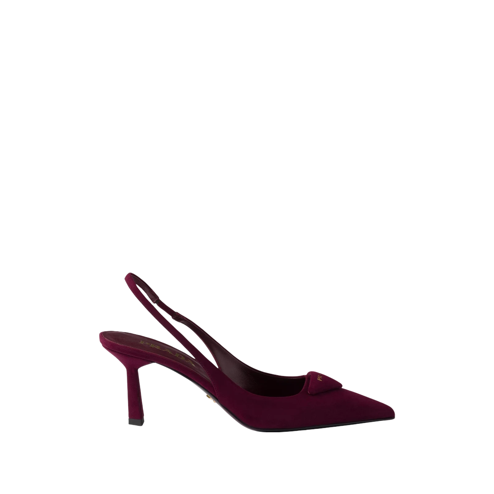 SUEDE SLINGBACK PUMPS 75MM