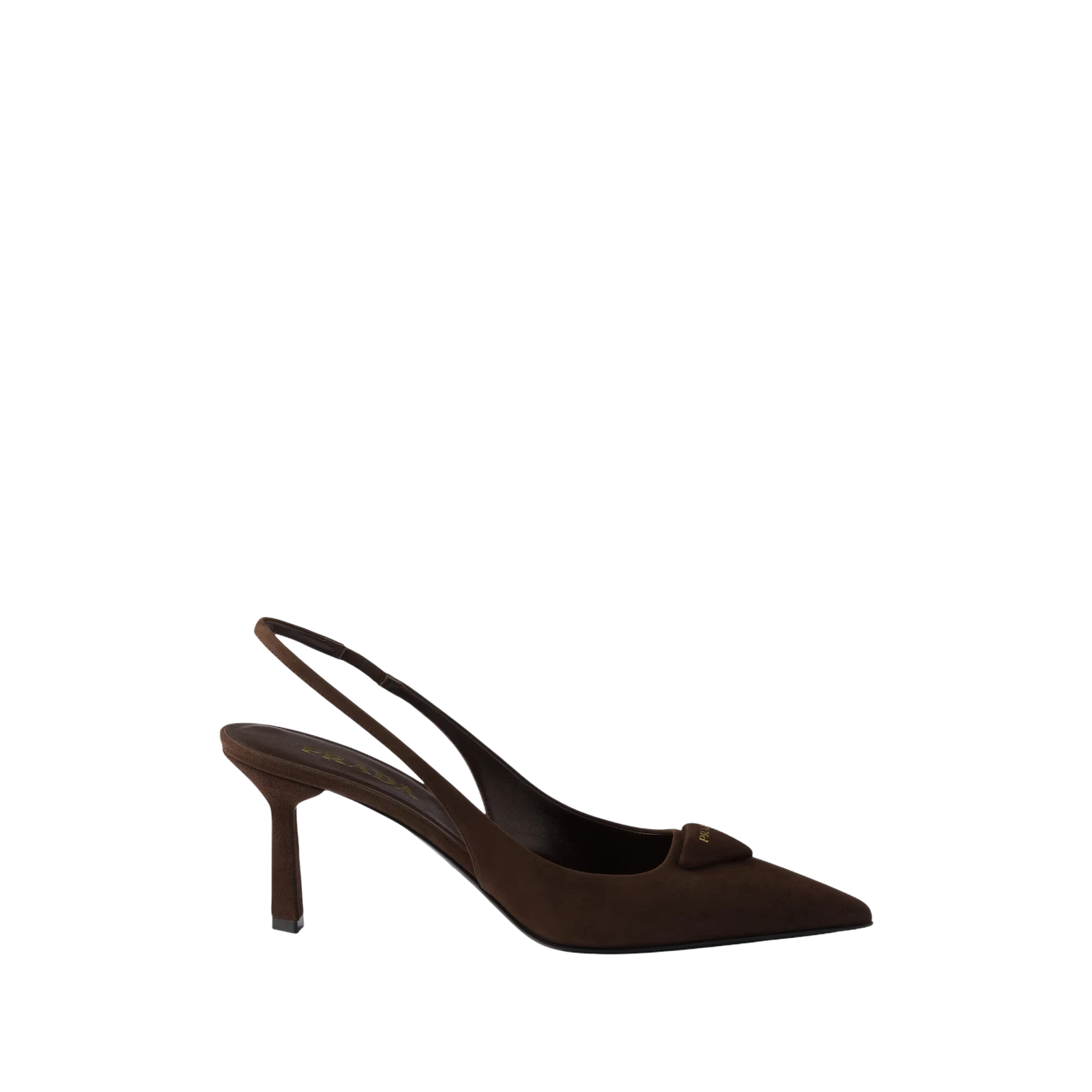 SUEDE SLINGBACK PUMPS 75MM