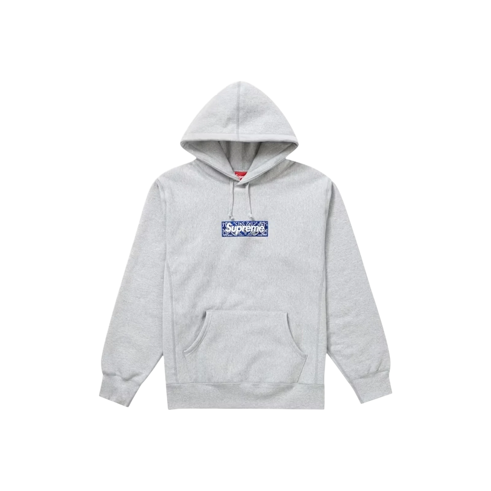 SUPREME BANDANA BOX LOGO HOODED « GREY »