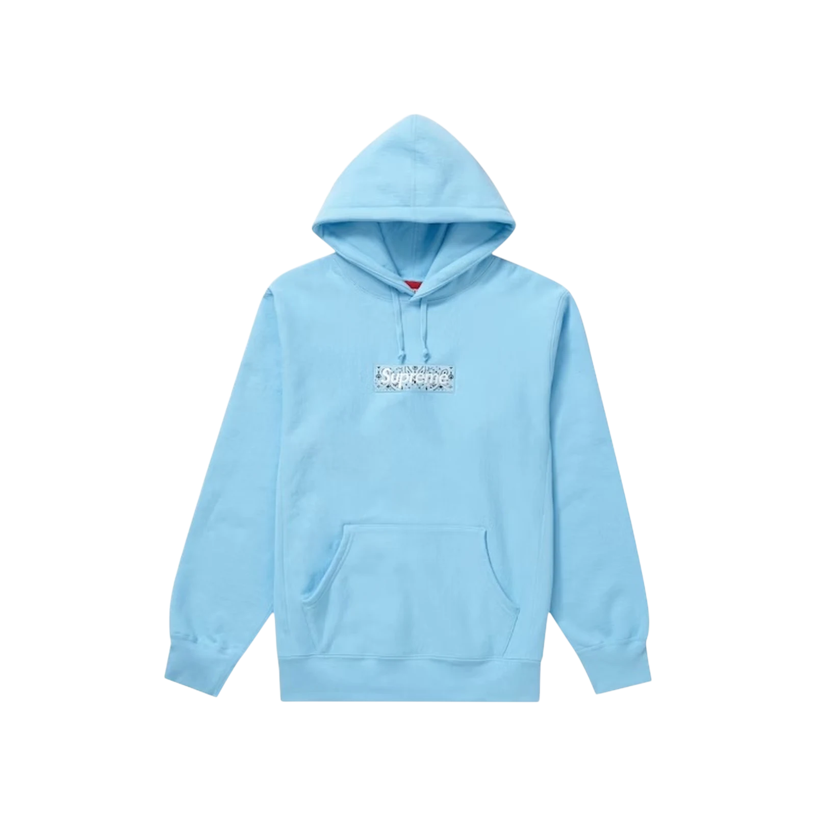 SUPREME BANDANA BOX LOGO HOODED « LIGHT BLUE »