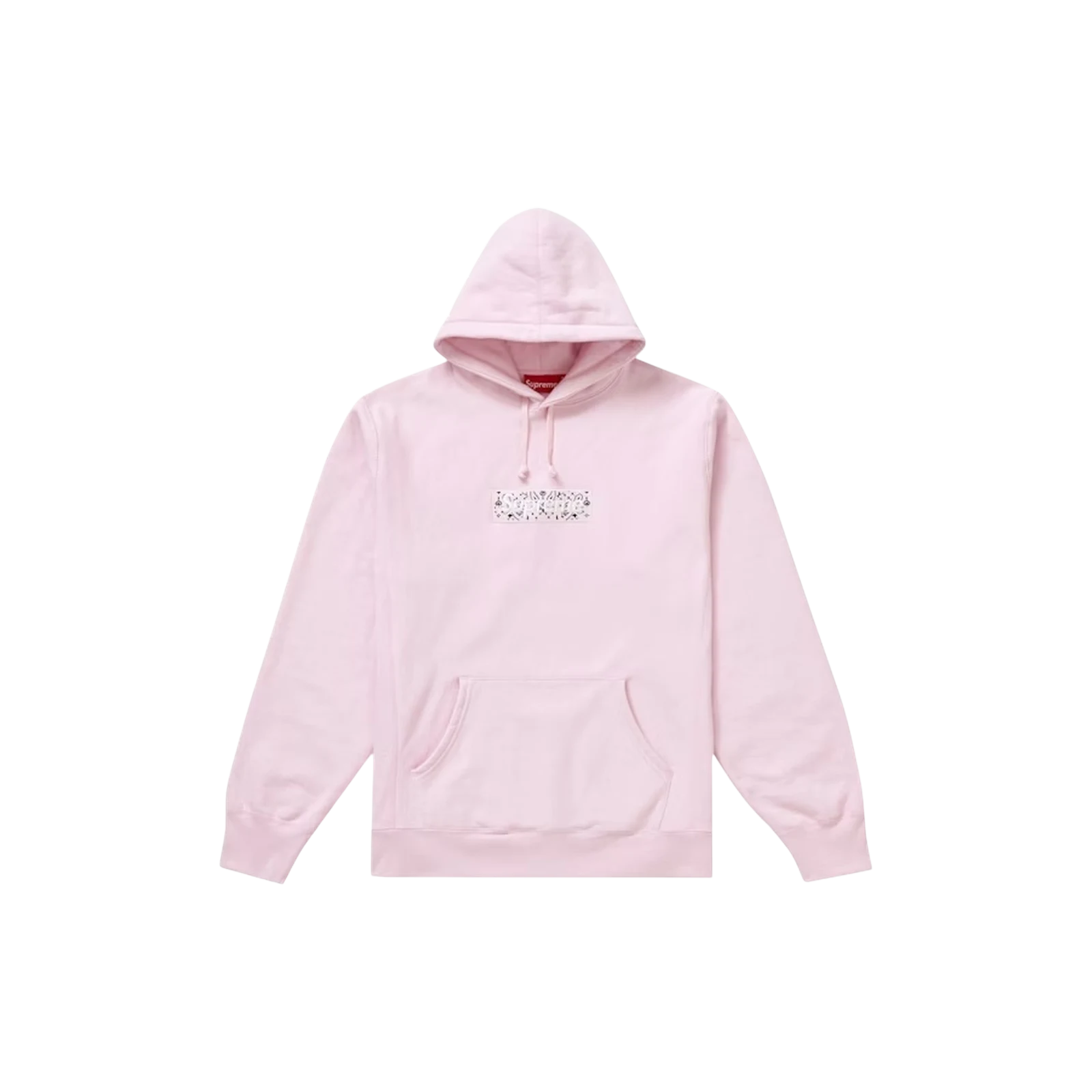 SUPREME BANDANA BOX LOGO HOODED « PINK »