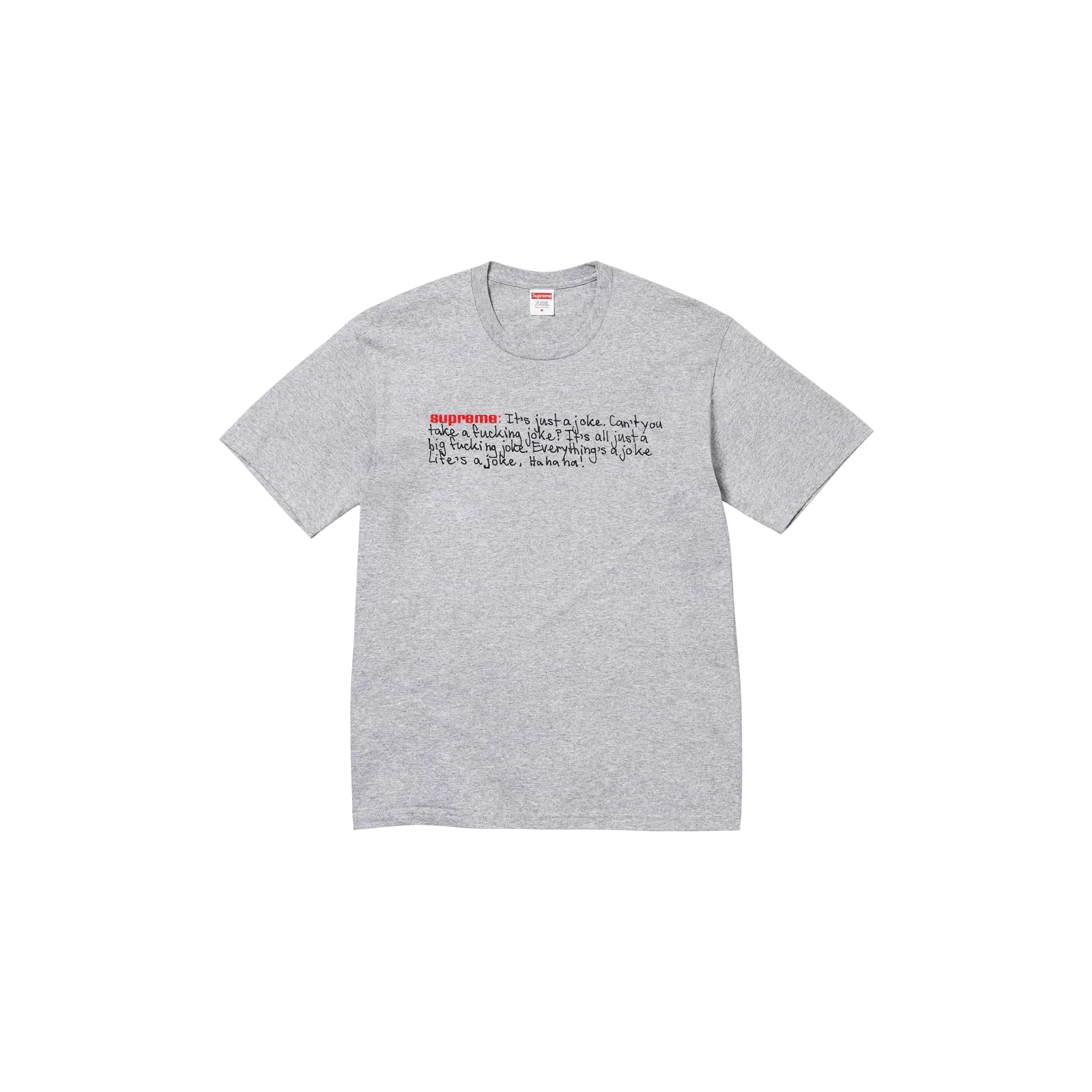 JOKE TEE « HEATHER GREY »