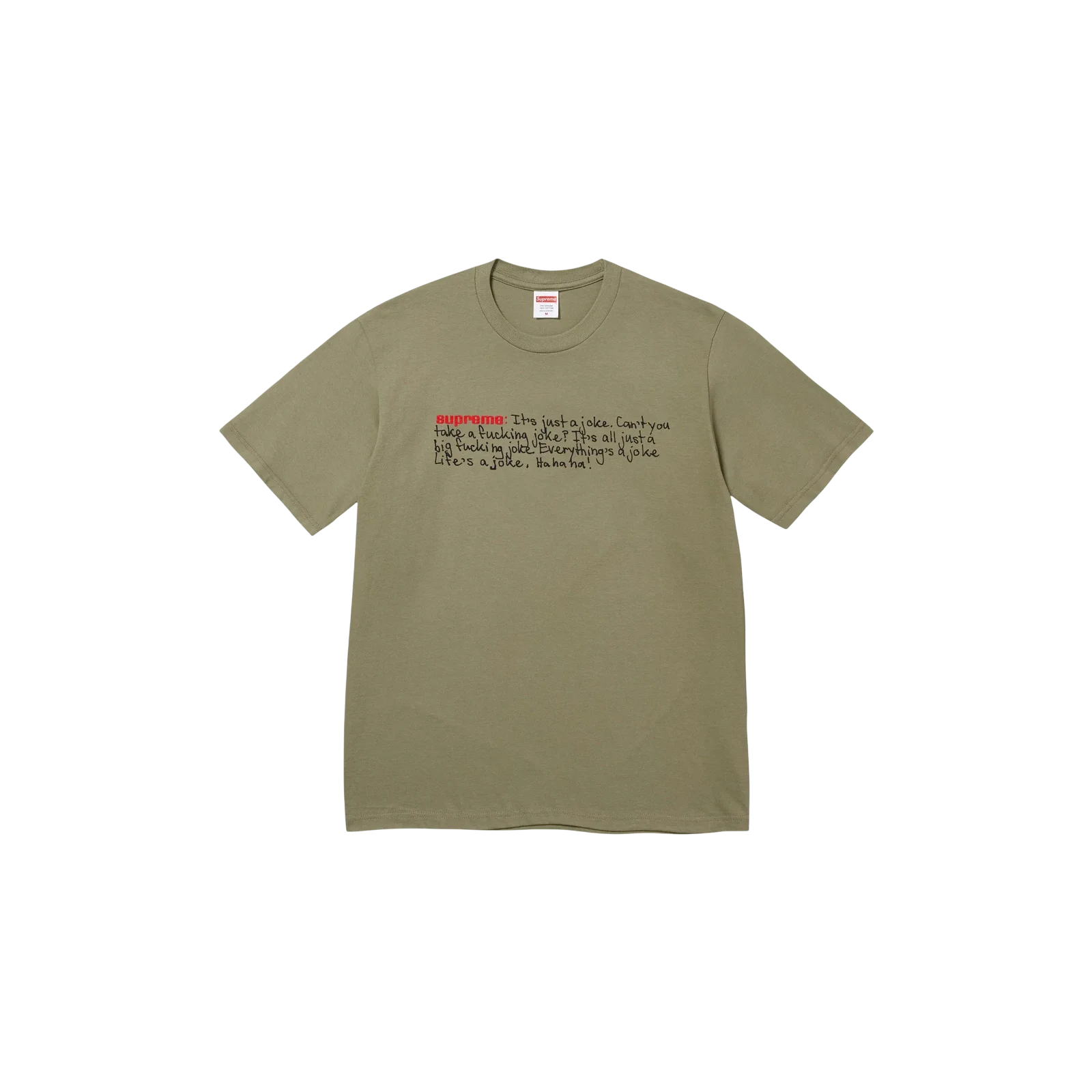 JOKE TEE « LIGHT OLIVE »