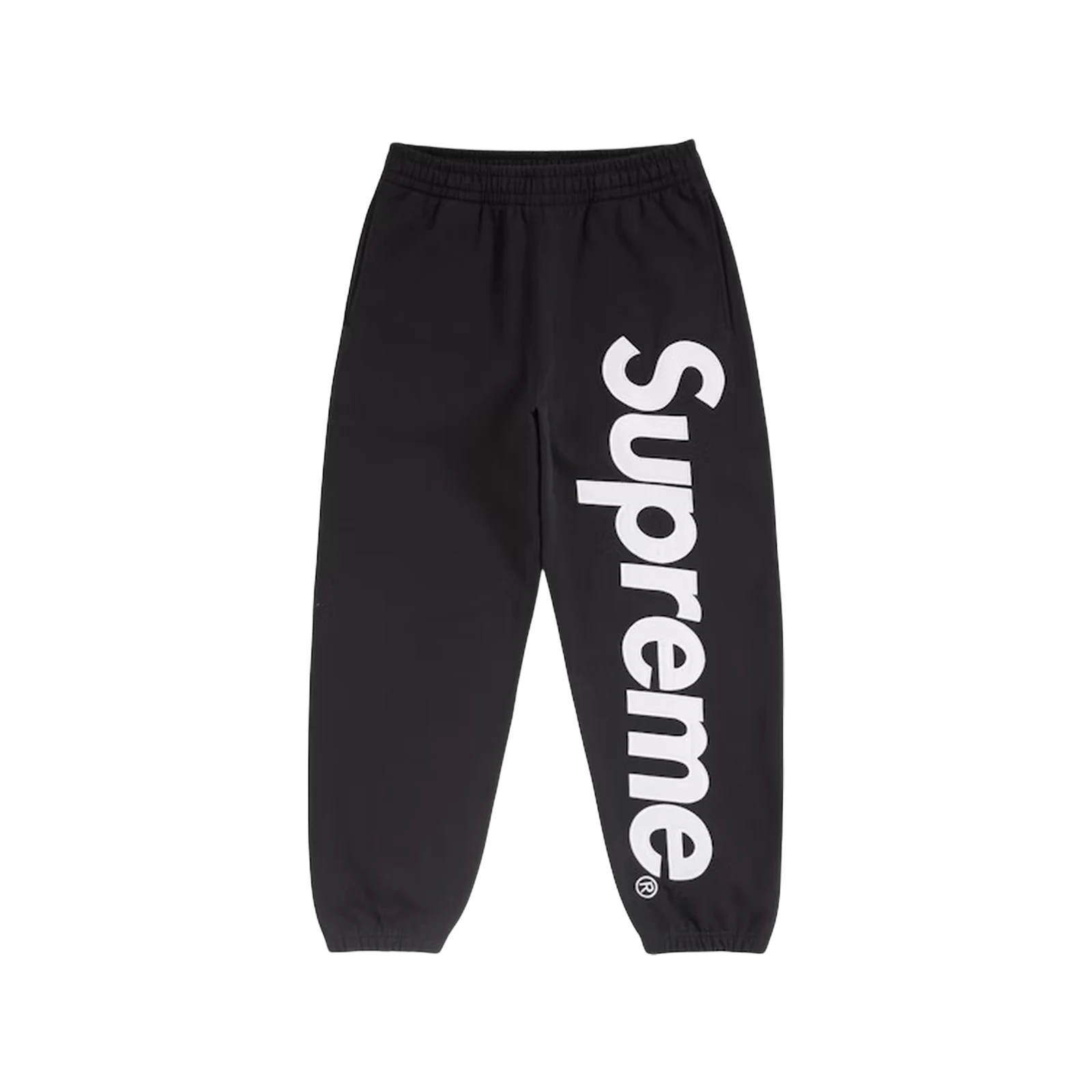 SUPREME SATIN APPLIQUE HOODED « BLACK »