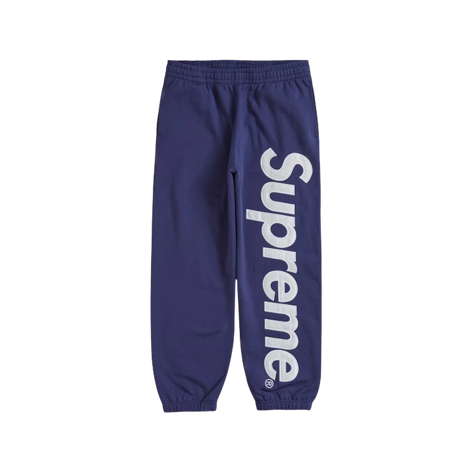 SUPREME SATIN APPLIQUE HOODED « BLUE »