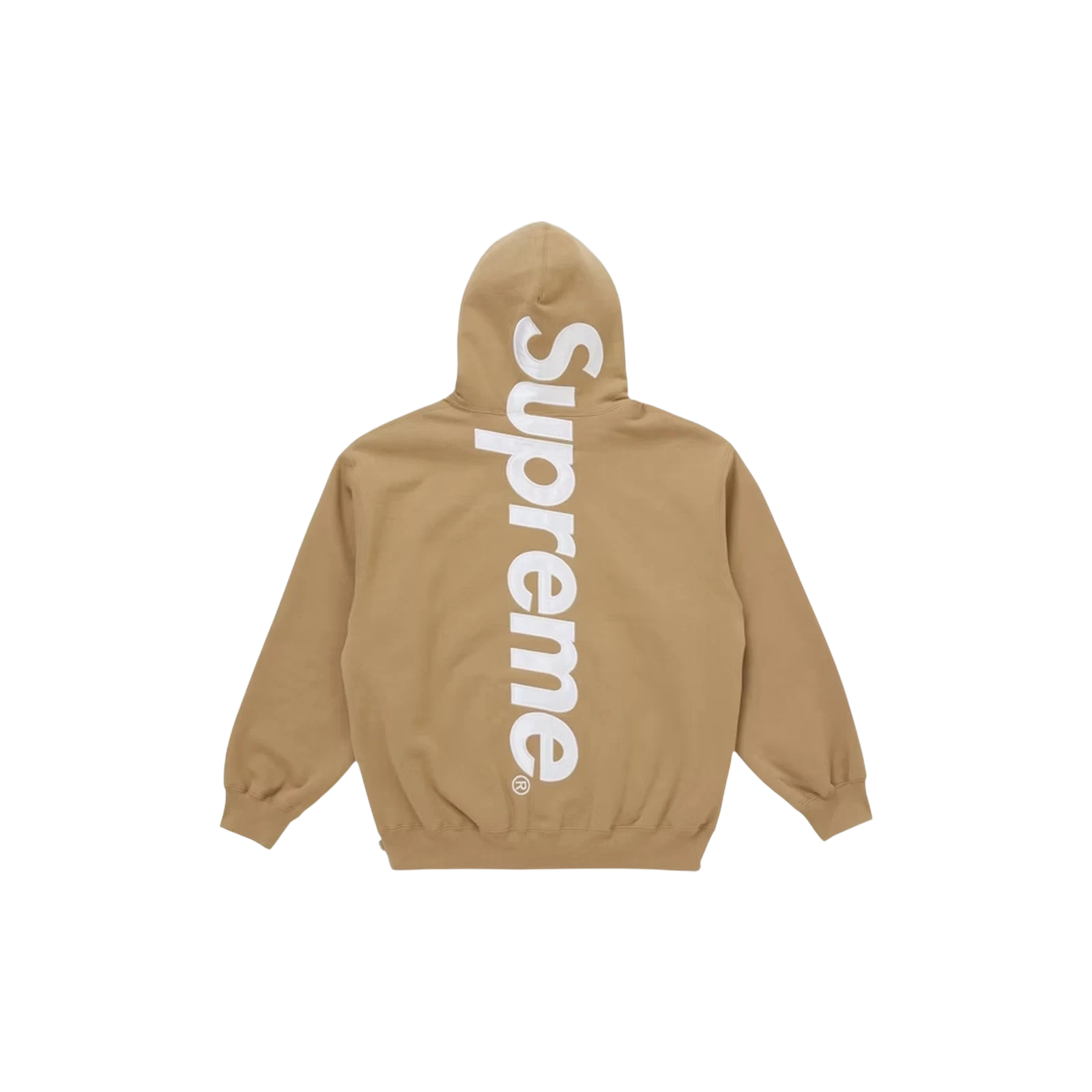SUPREME SATIN APPLIQUE HOODED « BROWN »