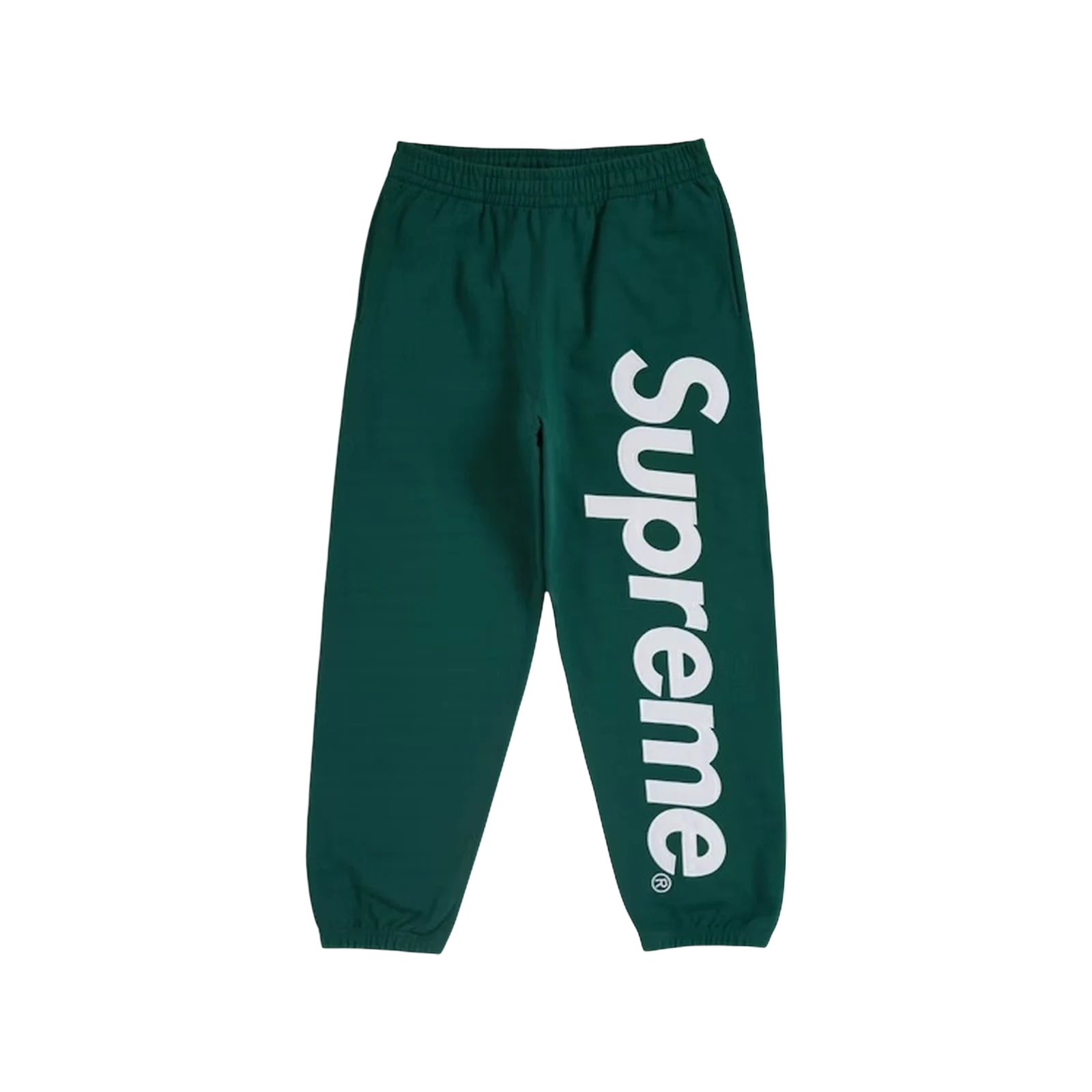 SUPREME SATIN APPLIQUE HOODED « DARK GREEN »