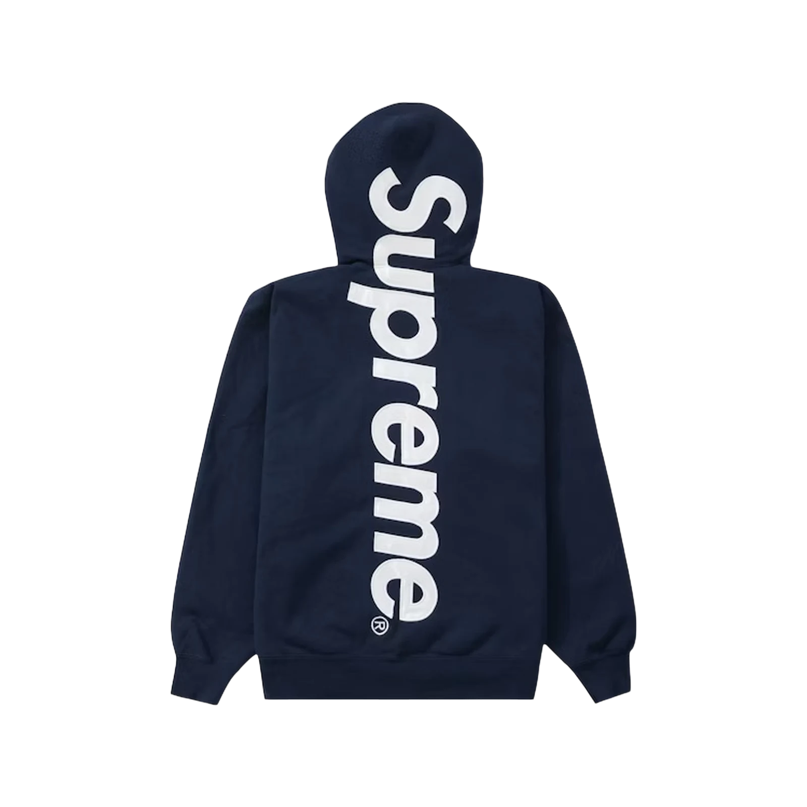 SUPREME SATIN APPLIQUE HOODED « NAVY »