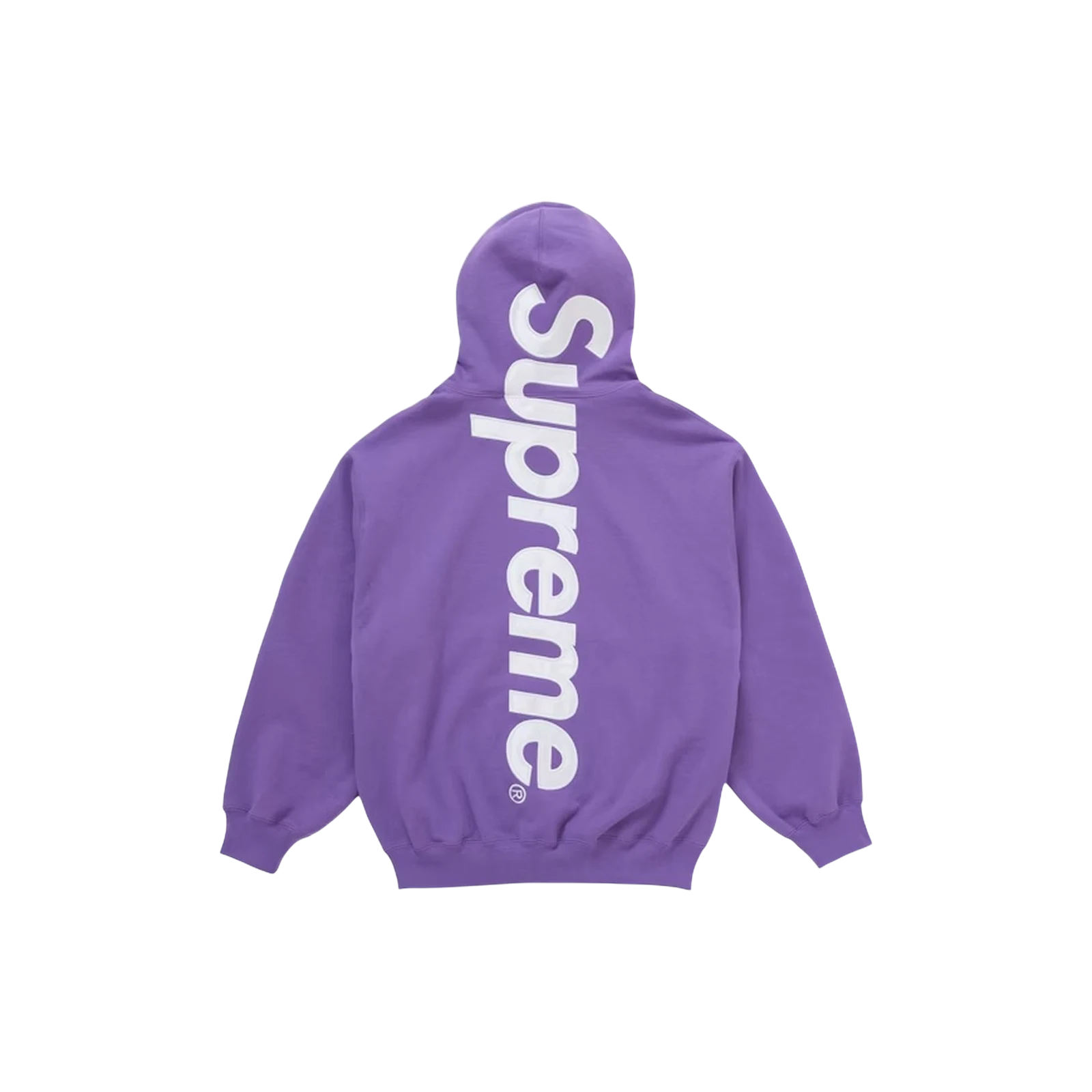 SUPREME SATIN APPLIQUE HOODED « PURPLE »