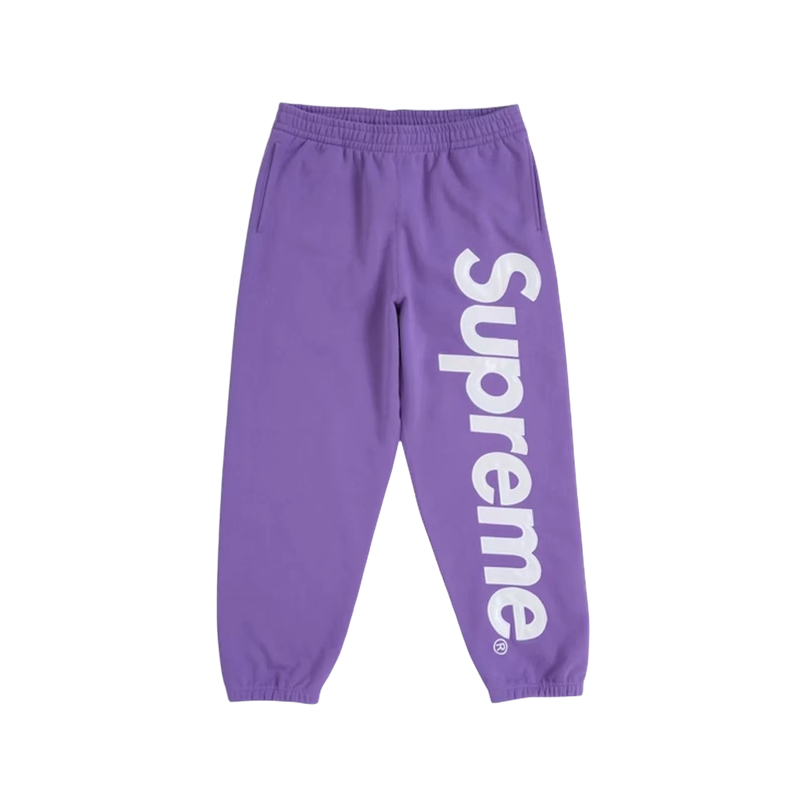 SUPREME SATIN APPLIQUE HOODED « PURPLE »