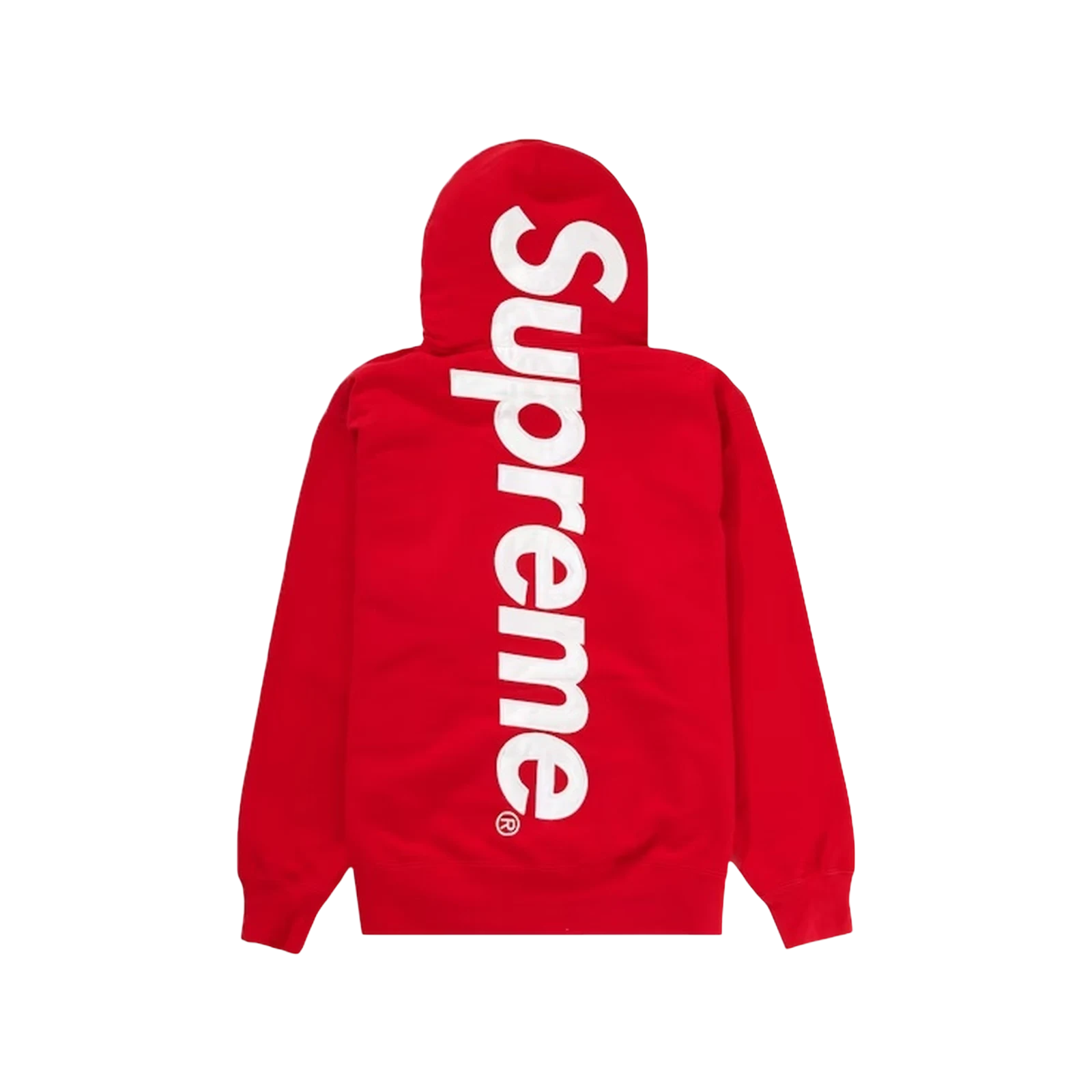 SUPREME SATIN APPLIQUE HOODED « RED »