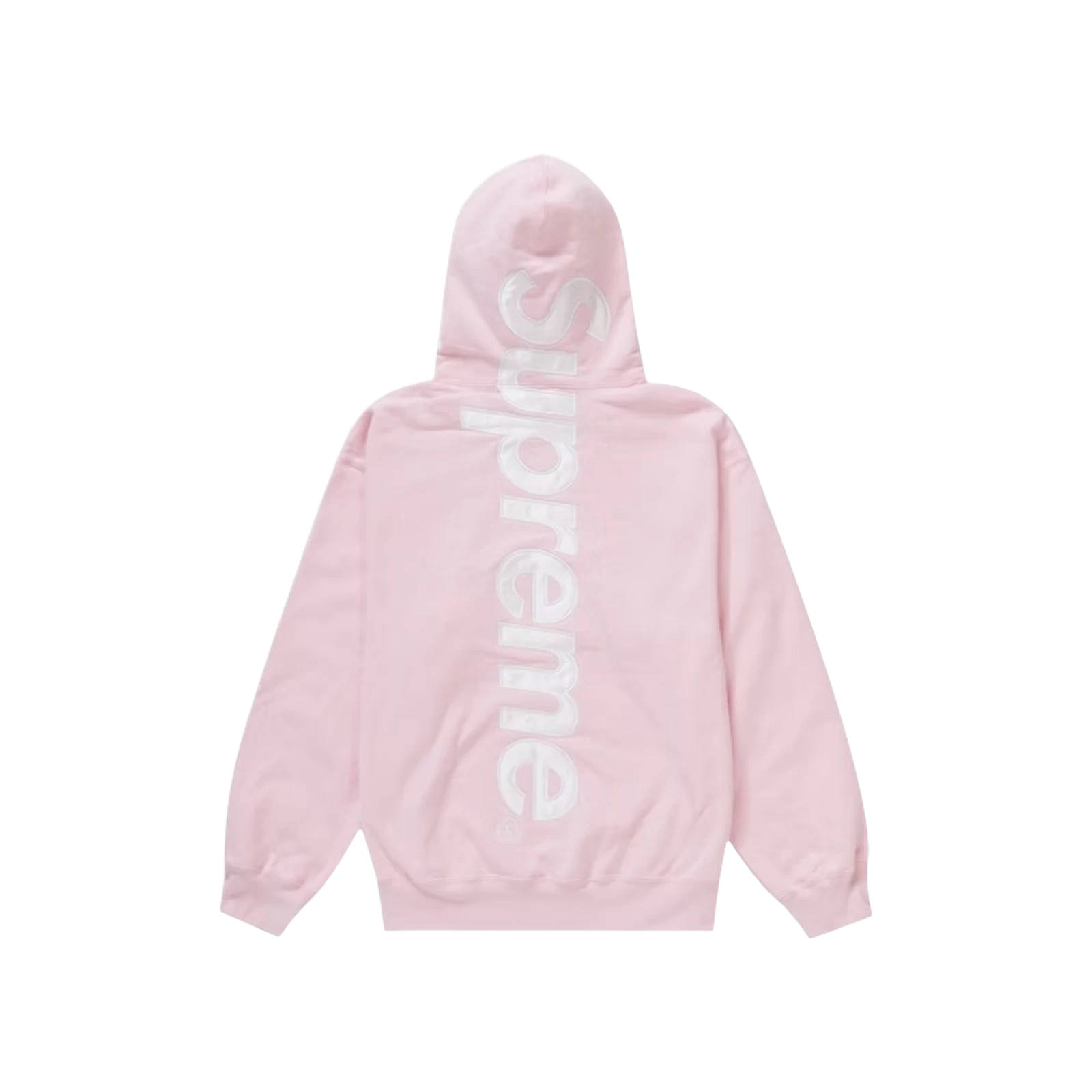 SUPREME SATIN APPLIQUE HOODED « ROSE »