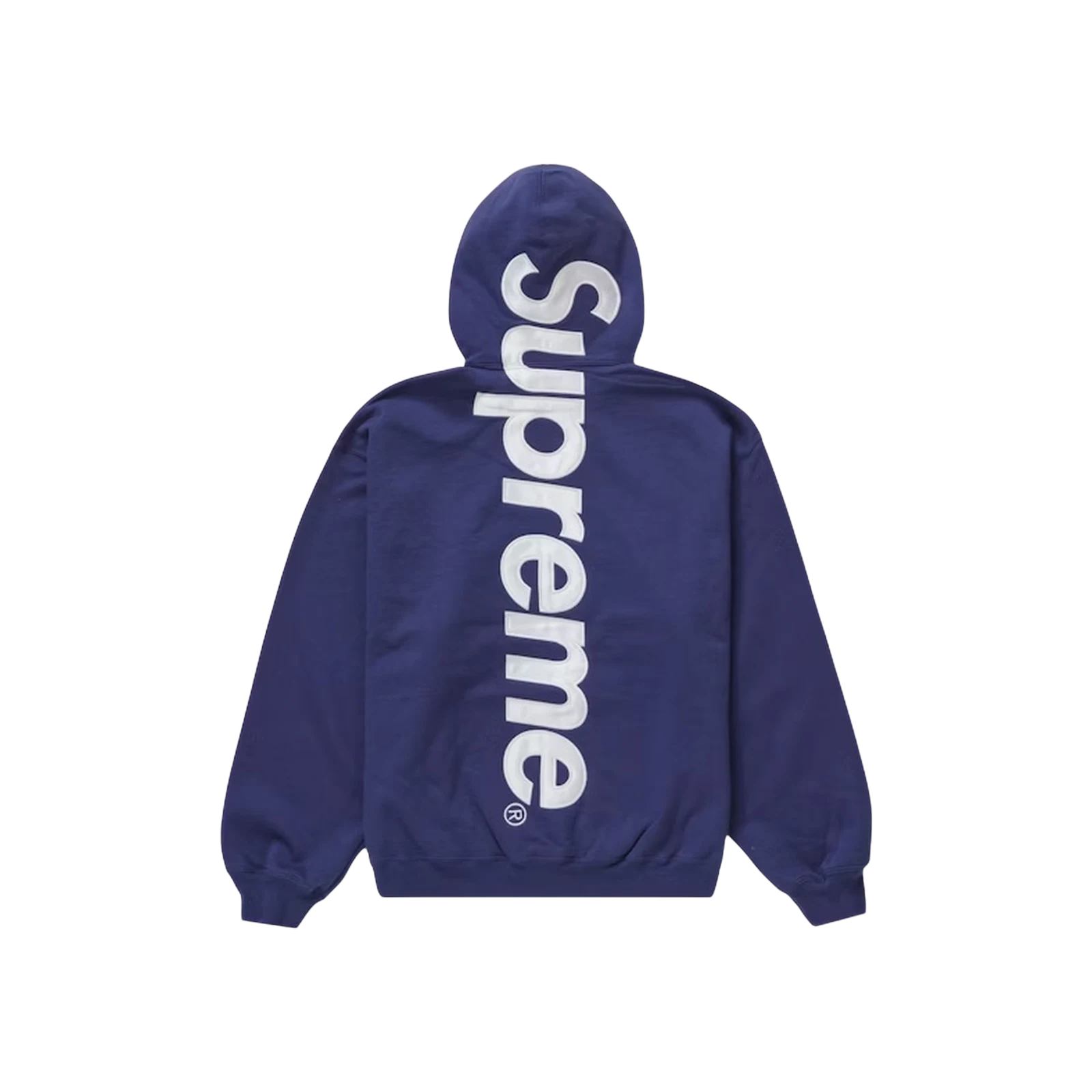SUPREME SATIN APPLIQUE HOODED « WASHED NAVY »