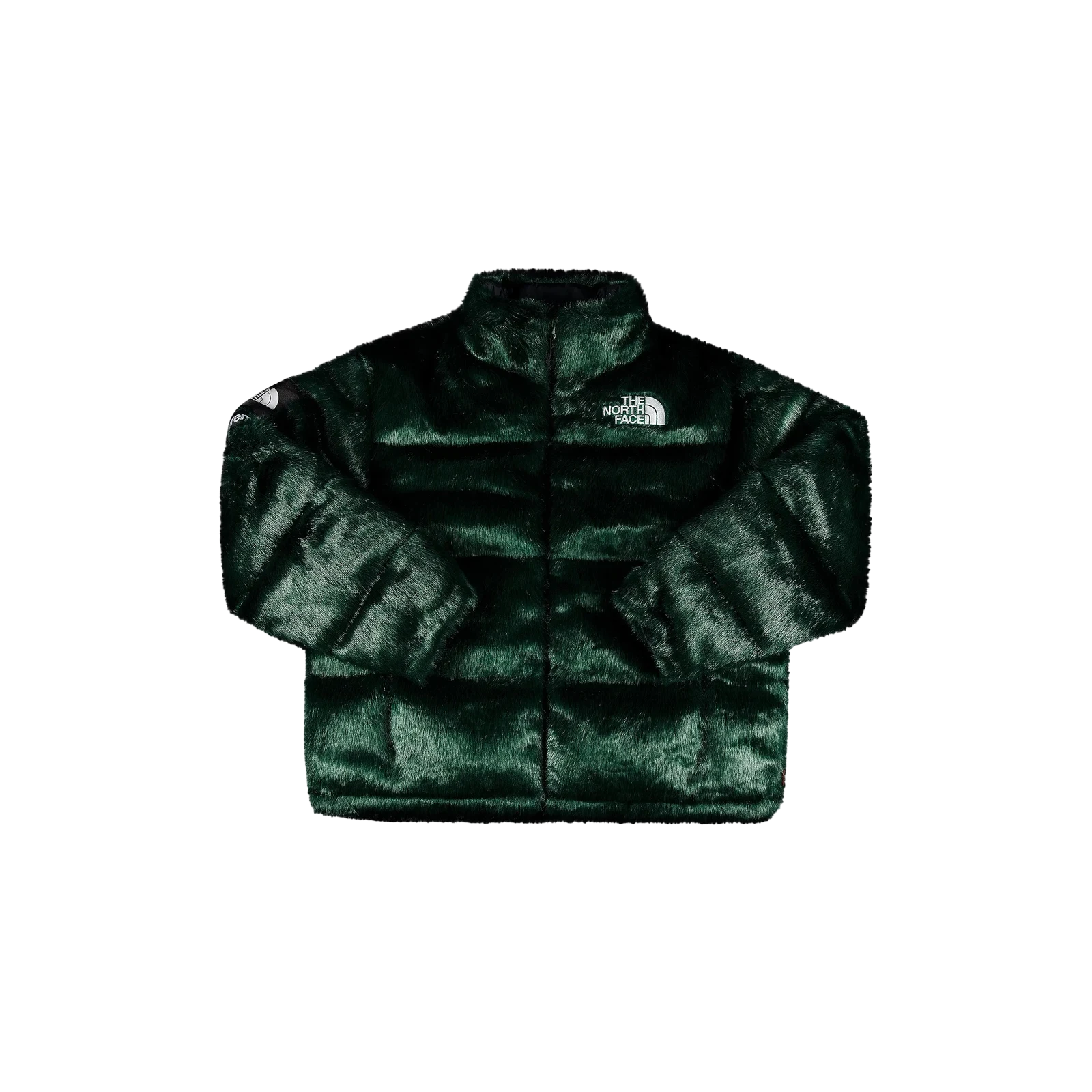 SUPREME X FAUX FUR NUPTSE JACKET « GREEN »
