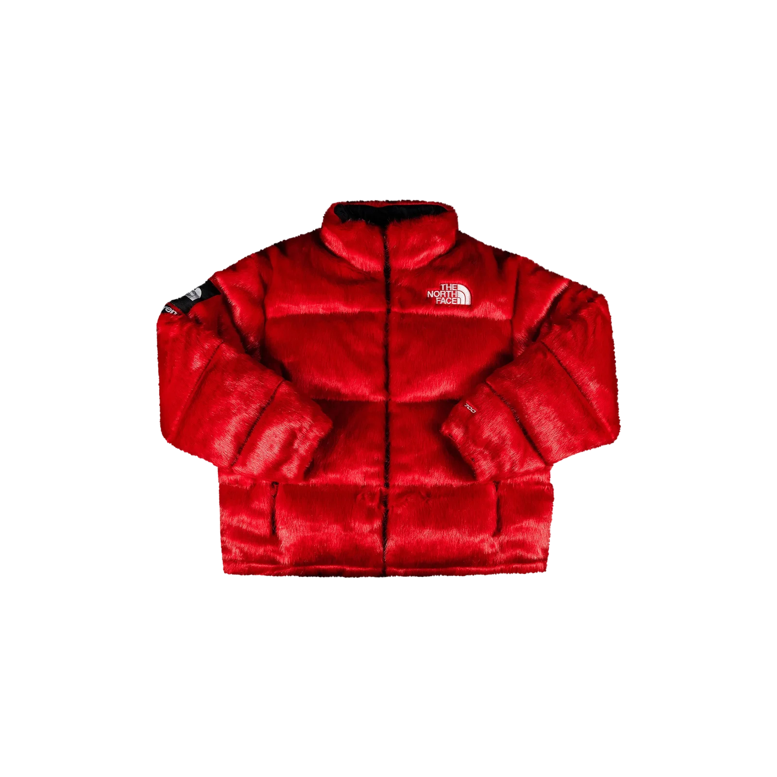 SUPREME X FAUX FUR NUPTSE JACKET « RED »