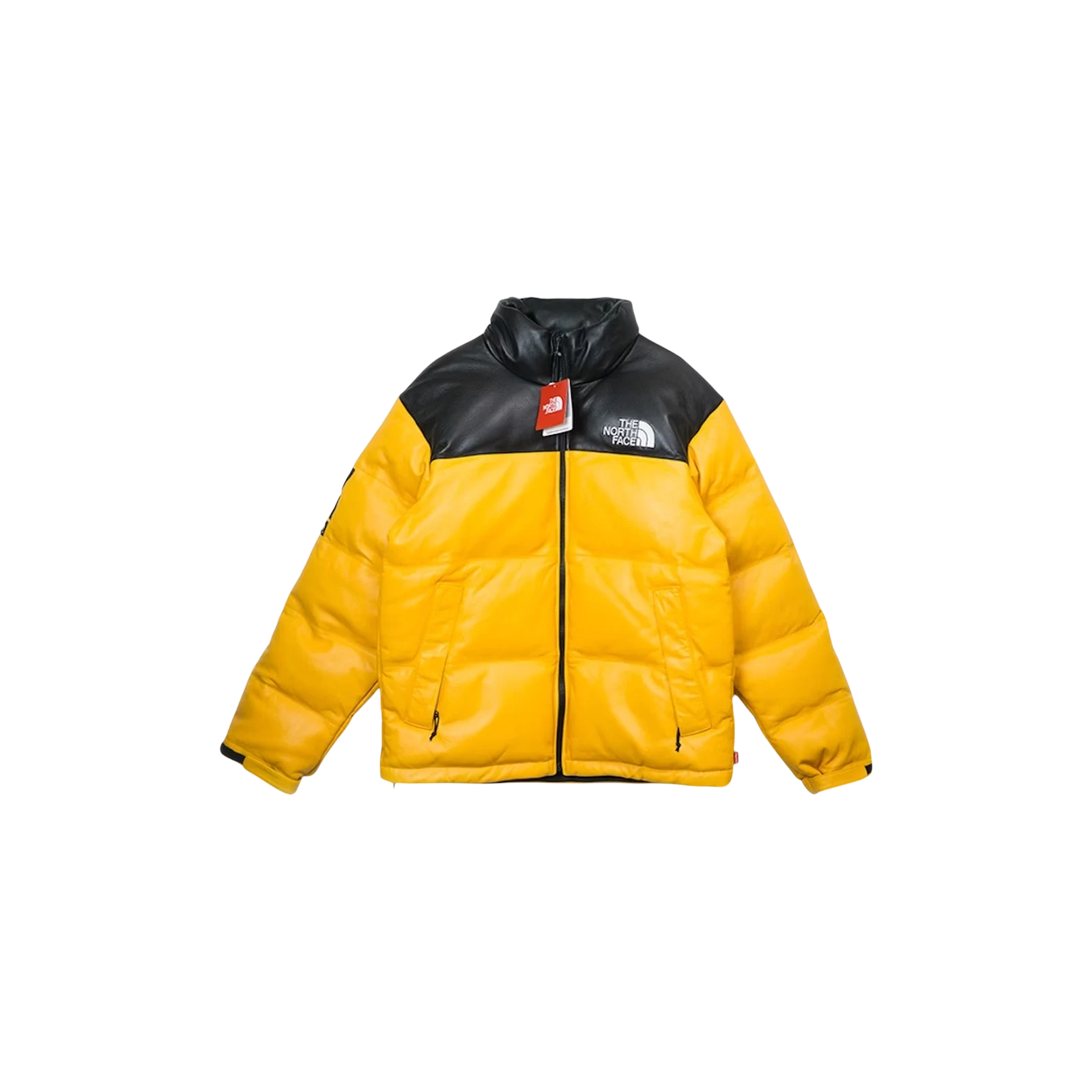 SUPREME X LEATHER NUPTSE JACKET « YELLOW »