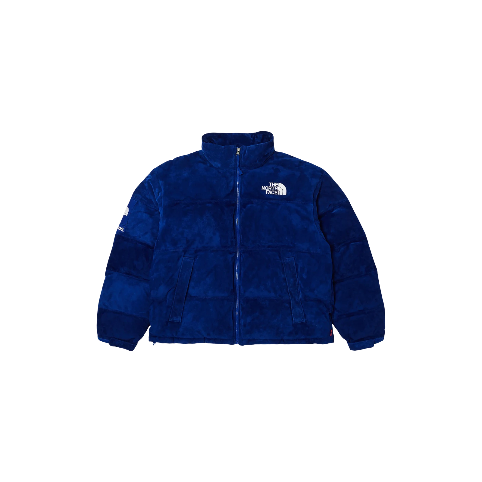 SUPREME X SUEDE NUPTSE JACKET « BLUE »