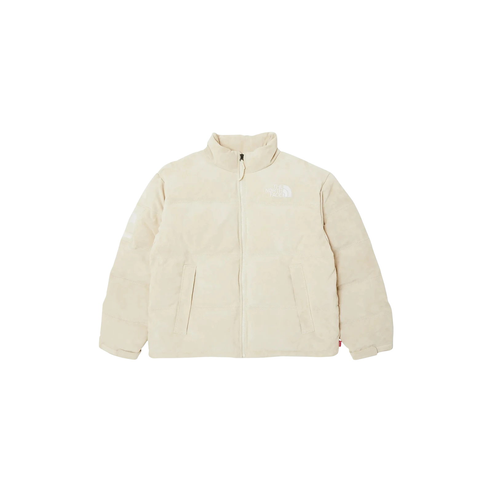 SUPREME X SUEDE NUPTSE JACKET « STONE »