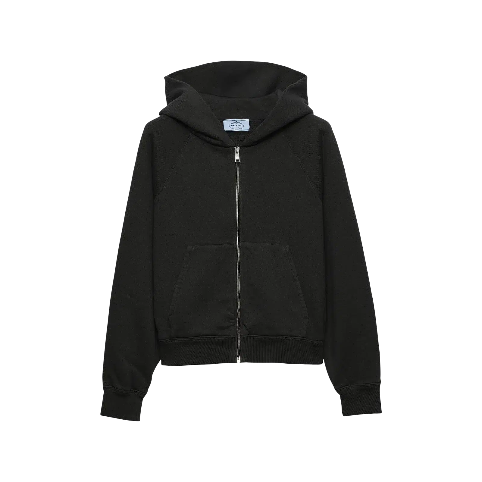 SWEAT À CAPUCHE ZIPPÉ EN COTON