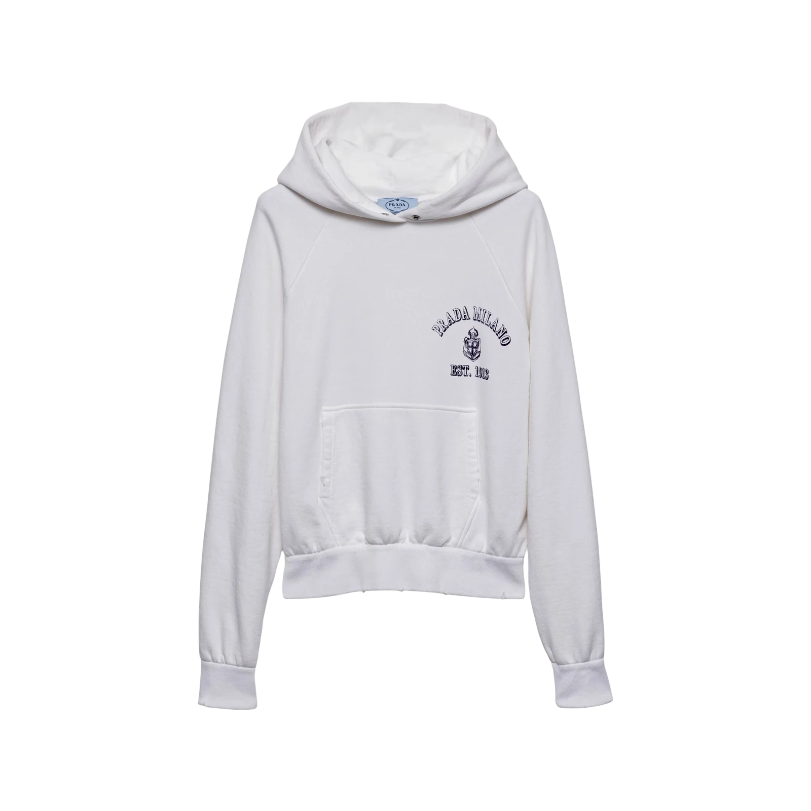 SWEAT-SHIRT À CAPUCHE EN COTON MOLLETONNÉ