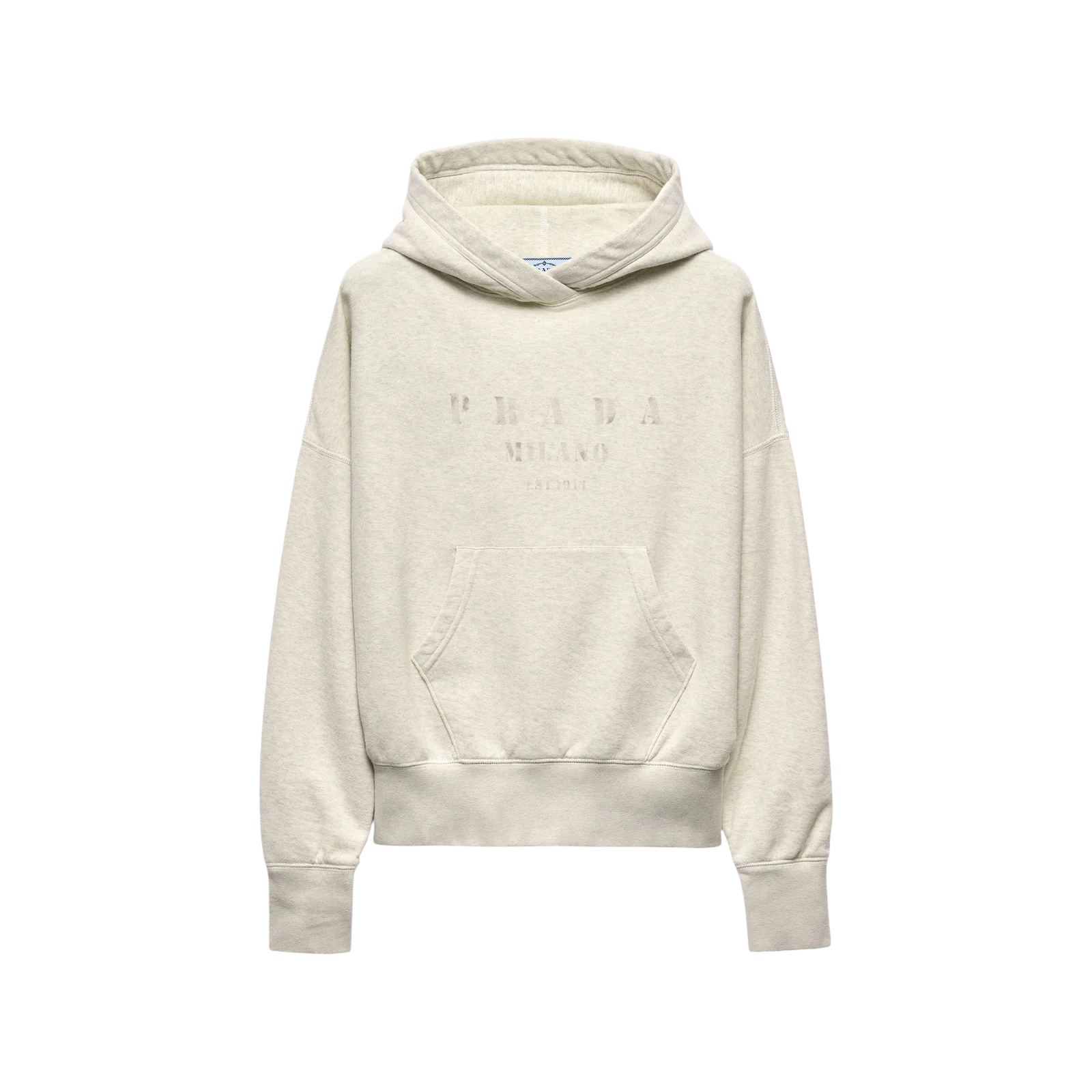 SWEAT-SHIRT À CAPUCHE EN COTON MOLLETONNÉ