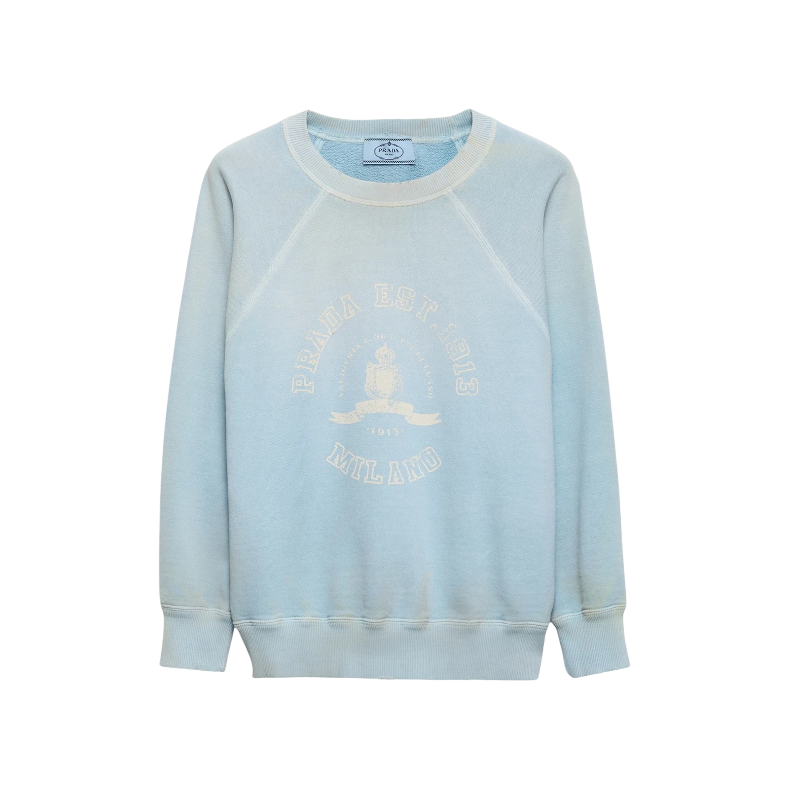 SWEAT-SHIRT À COL ROND EN COTON