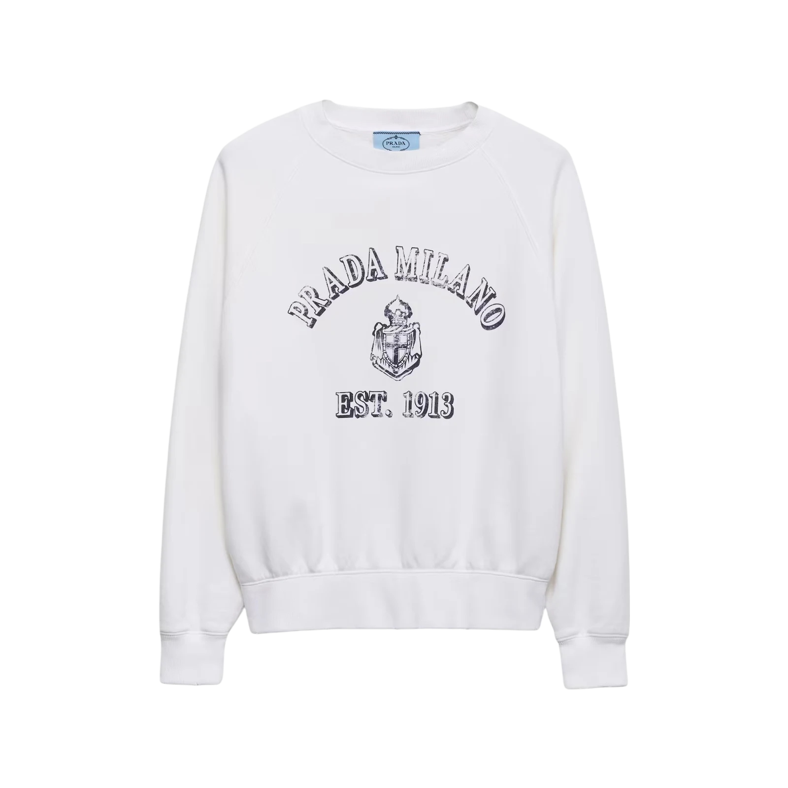 SWEAT-SHIRT À COL ROND EN COTON