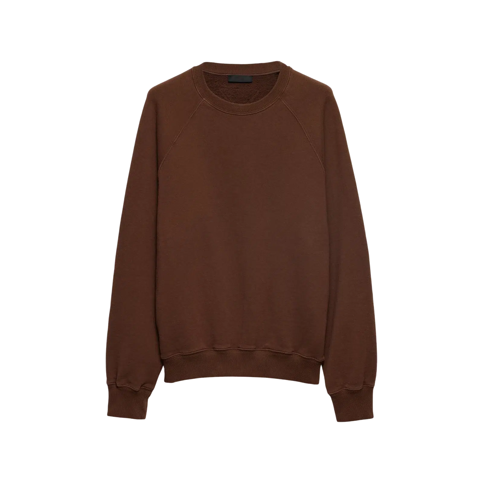 SWEAT-SHIRT EN COTON MOLLETONNÉ