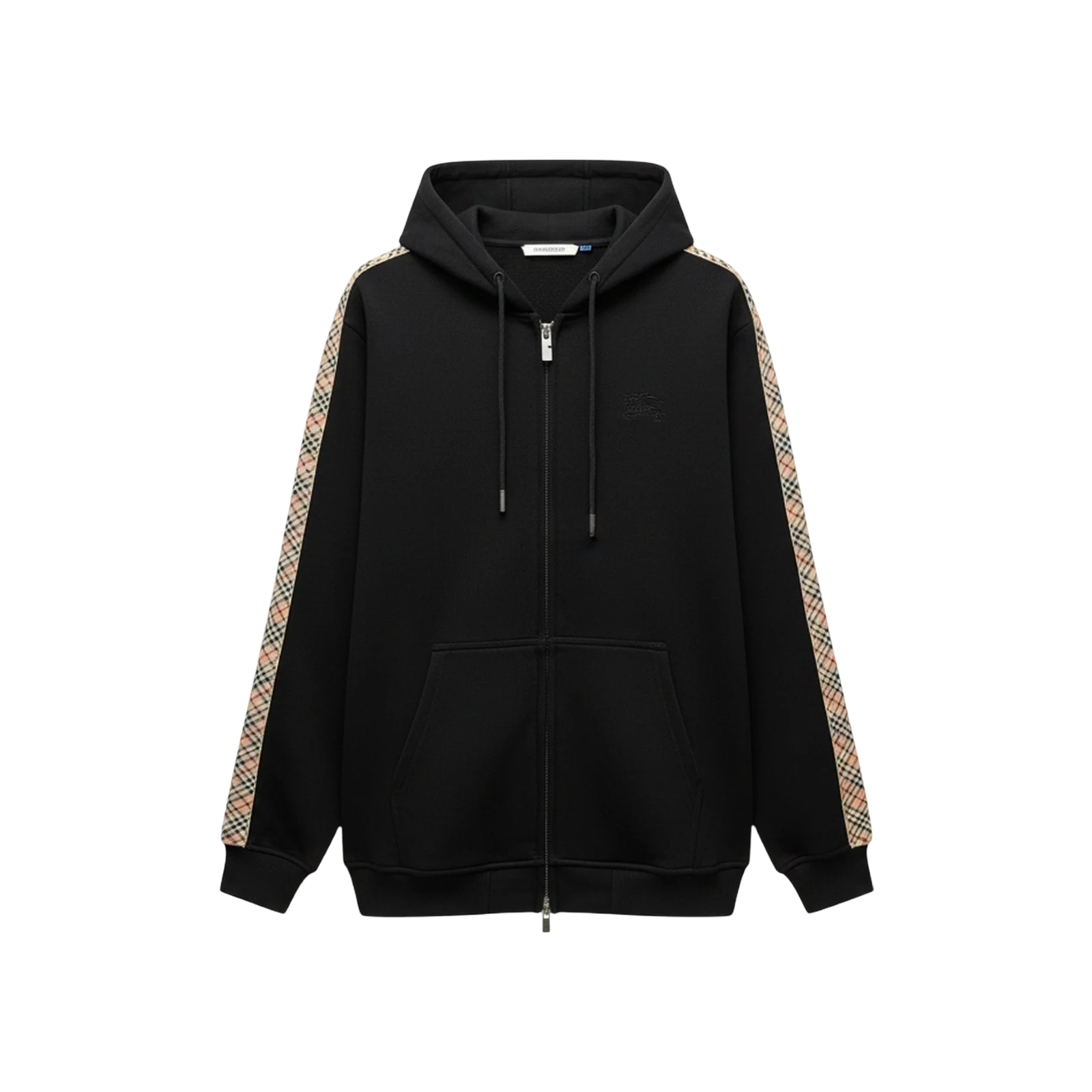 SWEATSHIRT ZIP EN CHECK
