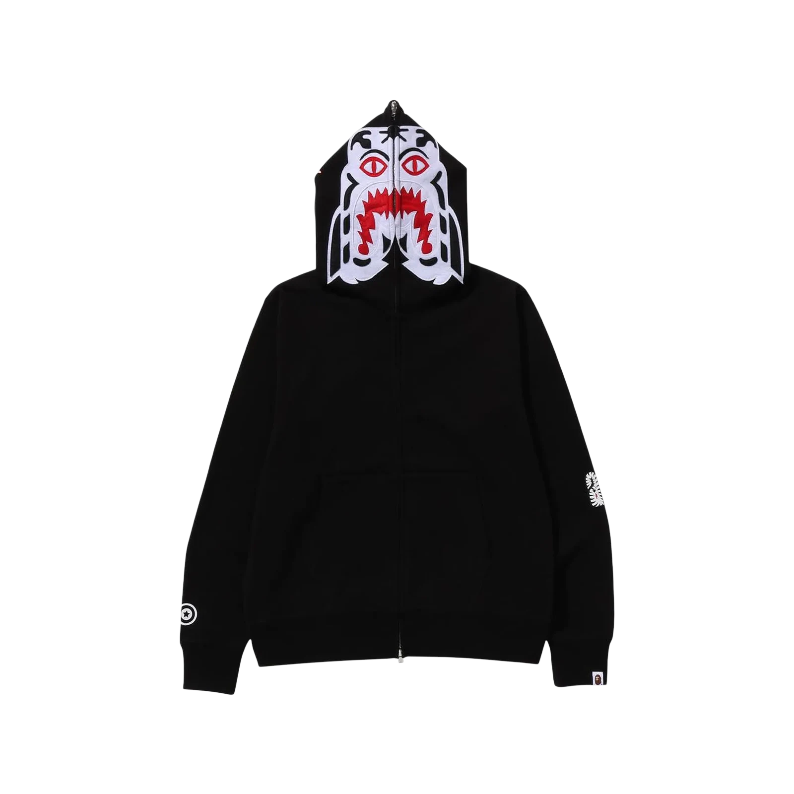TIGER FULL ZIP HOODIE « BLACK »