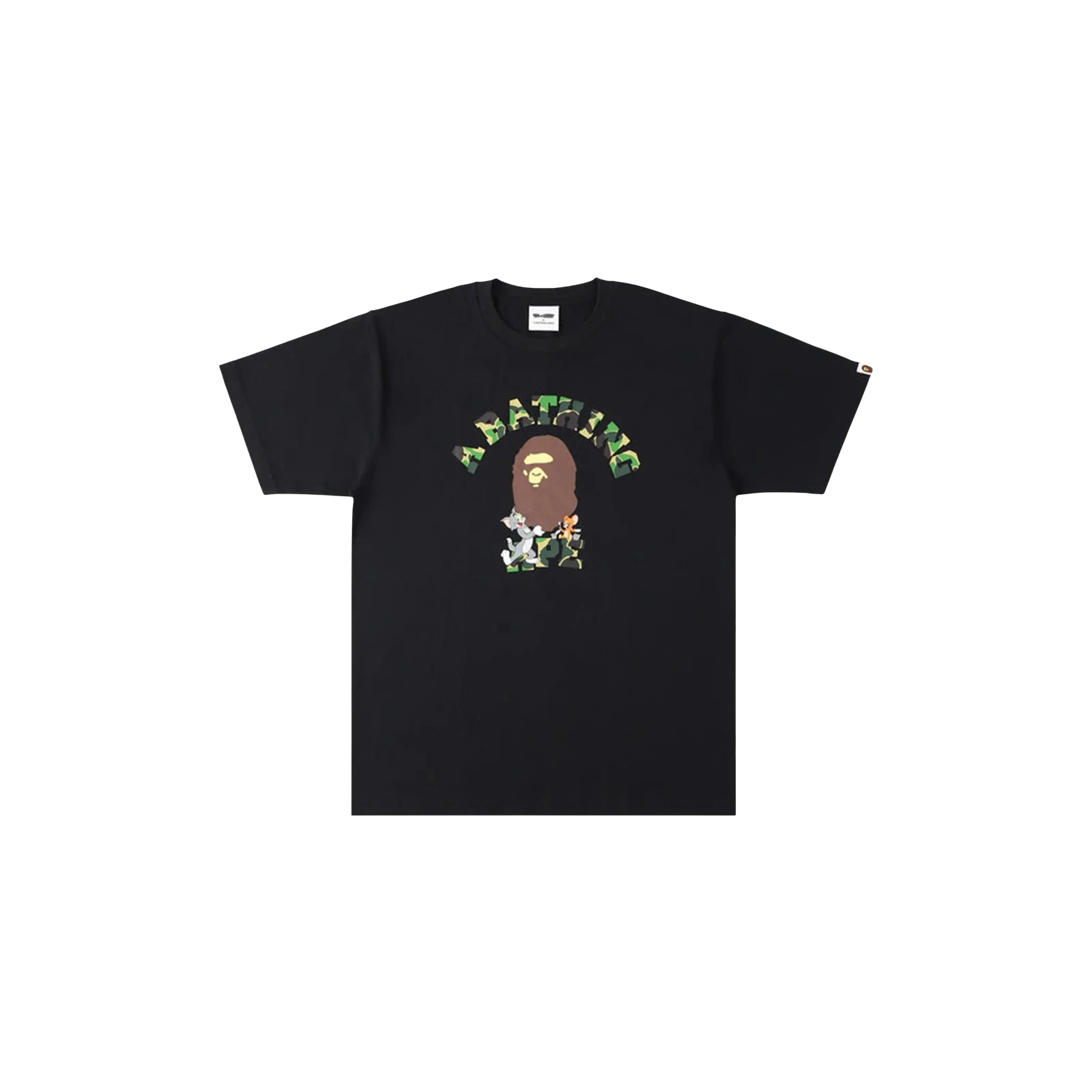 TOM & JERRY COLLEGE T-SHIRT « BLACK »