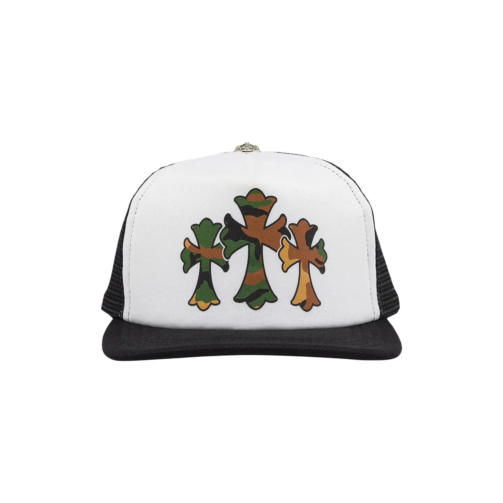 TRIPLE CROSS TRUCKER HAT « BLACK WHITE »