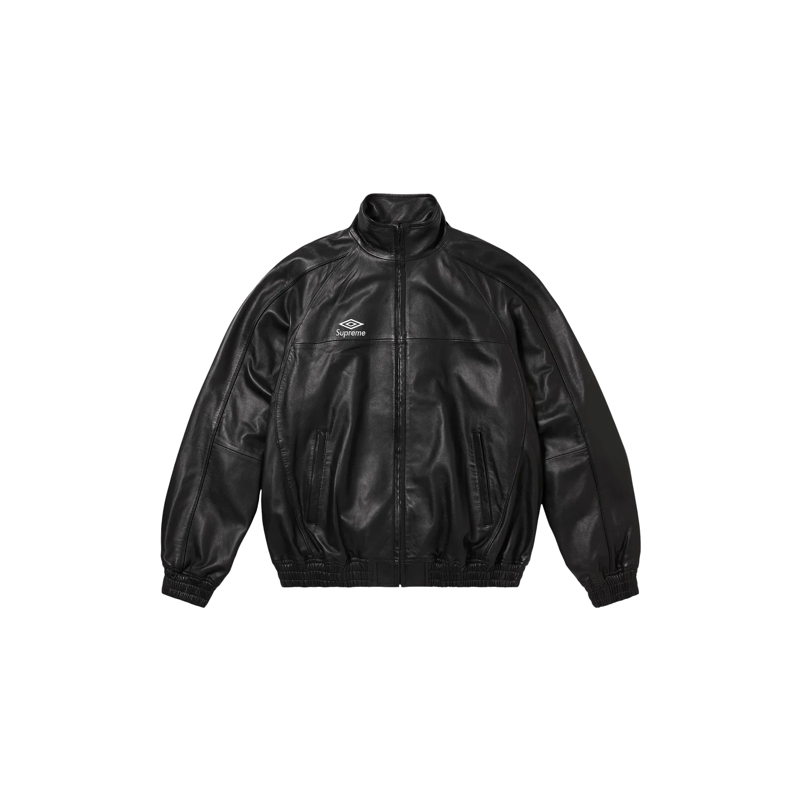 UMBRO X LEATHER TRACK JACKET « BLACK »