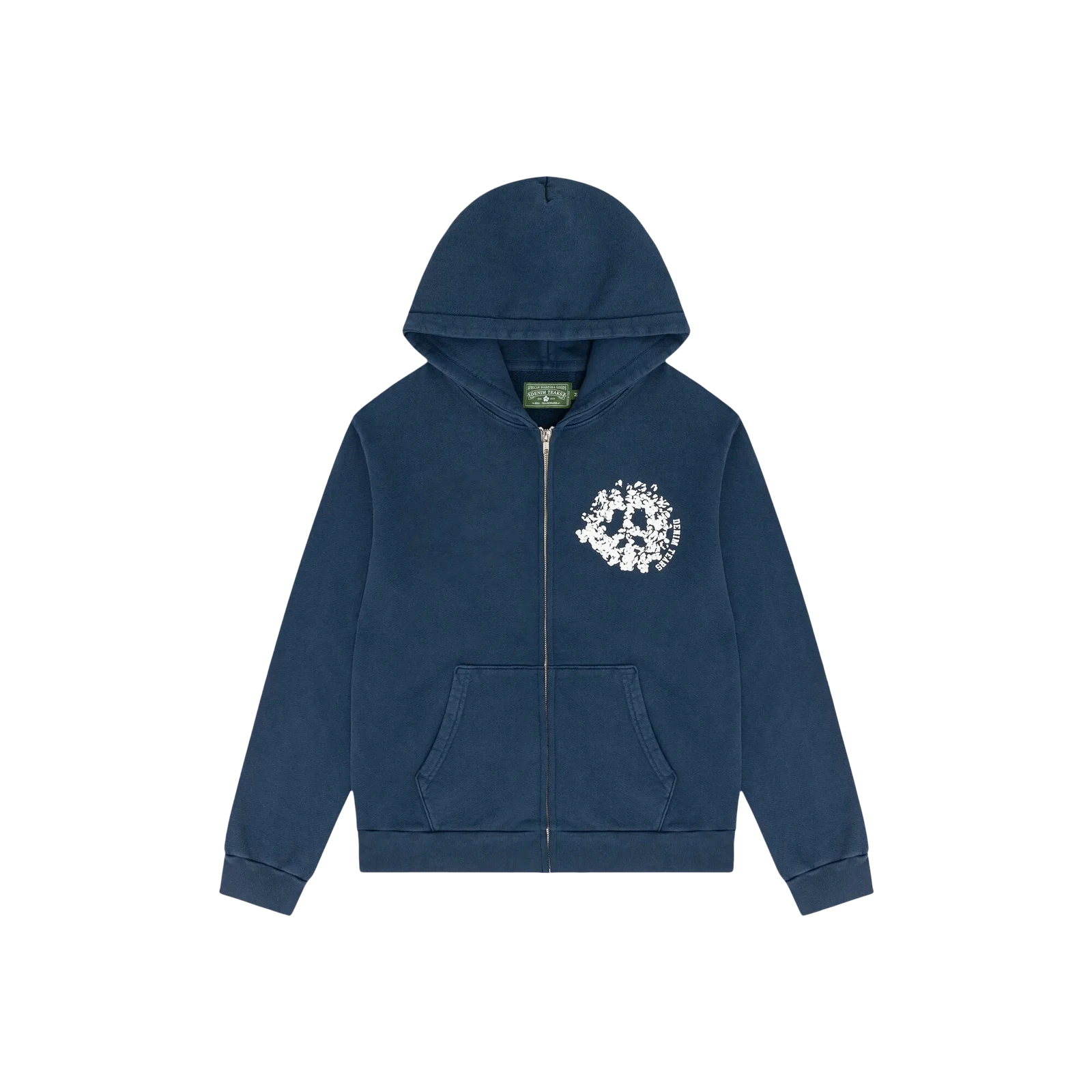 UNIVERSITY ZIP HOODIE « NAVY »