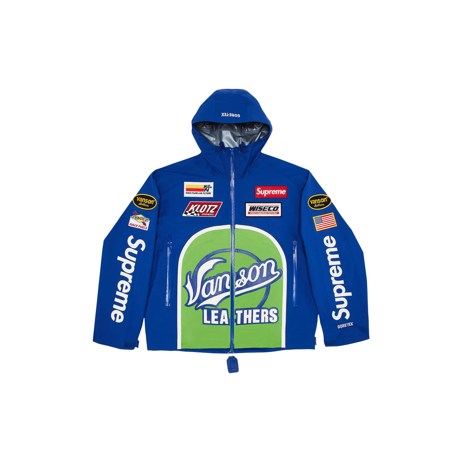 VANSON LEATHERS X GORE-TEX SHELL JACKET « ROYAL »